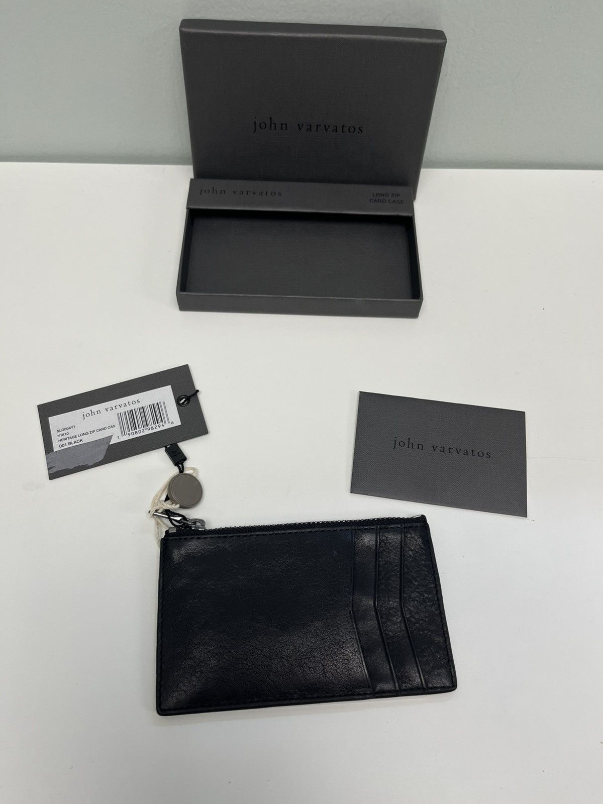 John Varvatos Heritage Long Zip Card Case wallet Size ONE SIZE - 8 Thumbnail