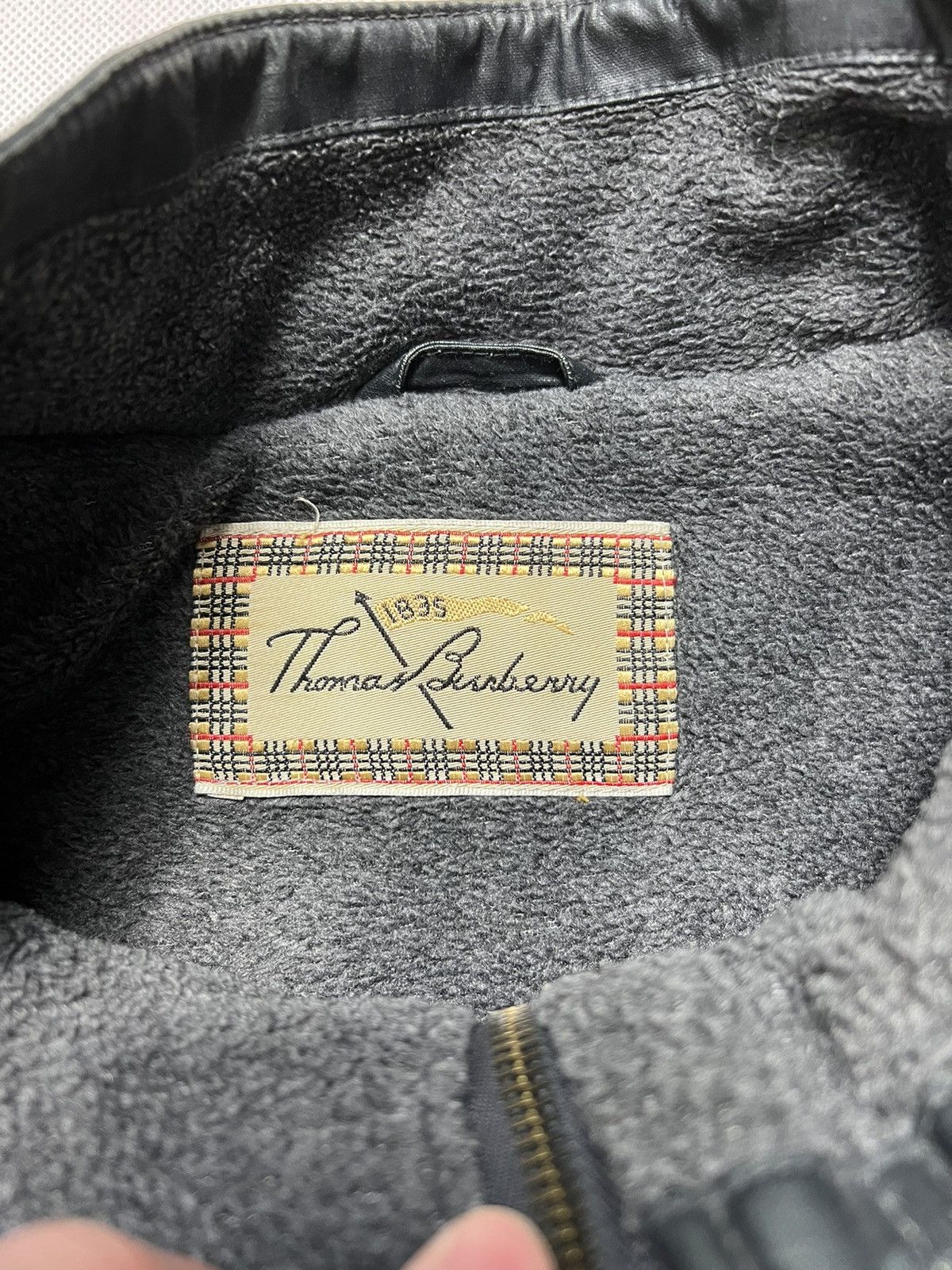 Burberry Insulated Jacket Thomas Burberry vintage 90’s rare leather Size US XL / EU 56 / 4 - 7 Thumbnail