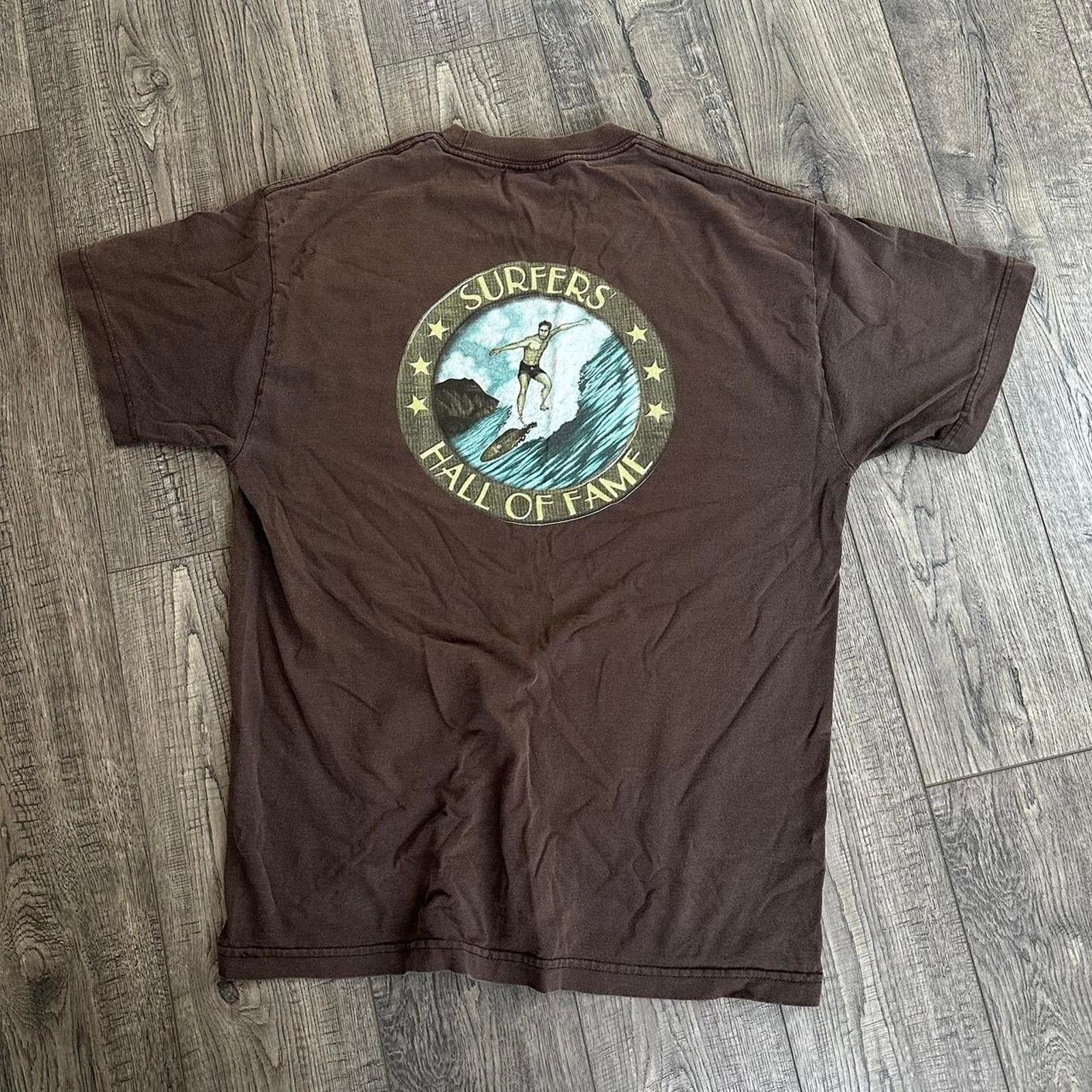 Vintage Rare Vintage 00s 2006 Surfers Hall of Fame Graphic Surf Tee Size US L / EU 52-54 / 3 - 2 Thumbnail