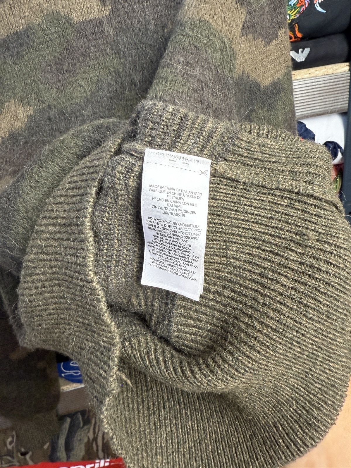 Polo Ralph Lauren Polo Ralph Lauren wool camo sweater jumper Size XS / US 0-2 / IT 36-38 - 7 Thumbnail