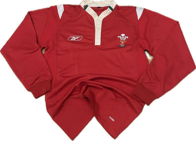 Reebok × Vintage Longsleeve Reebok Wales WRU Cymru Size US L / EU 52-54 / 3 - 1 Thumbnail