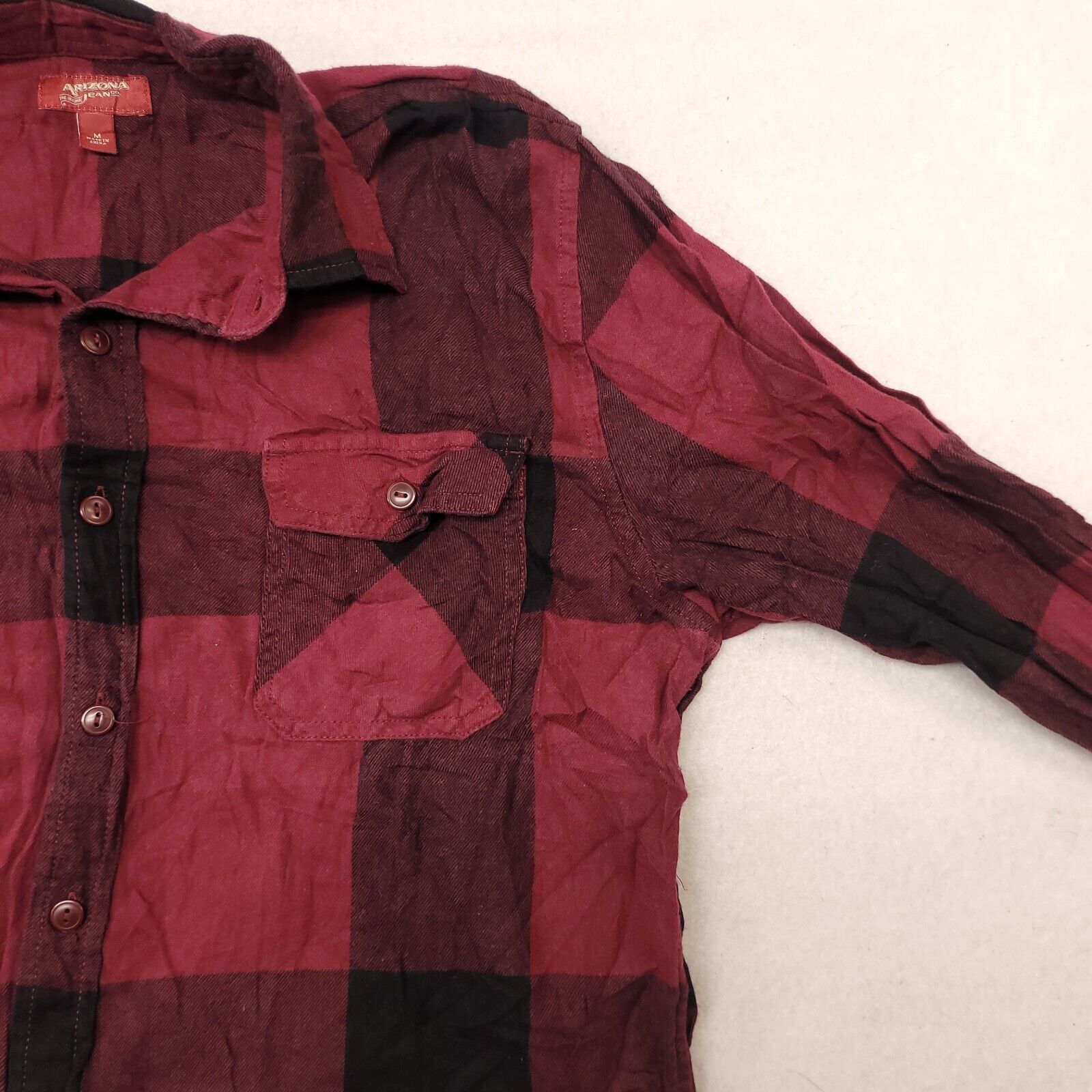 Arizona Jean Co. Arizona Jean Co Buffalo Check Flannel Shirt Mens Size M Red Size US M / EU 48-50 / 2 - 5 Thumbnail