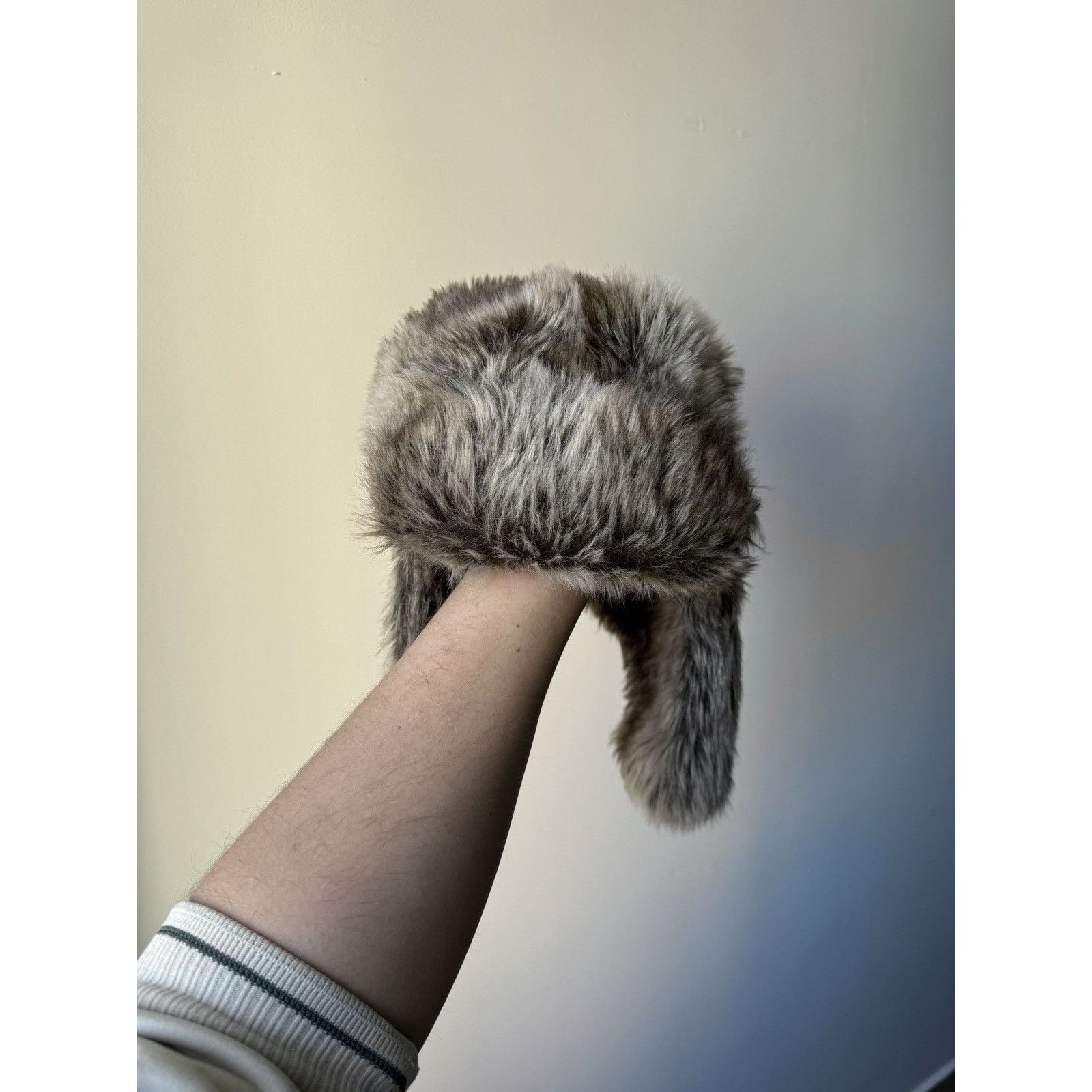 Japanese Brand × Vintage Crazy Y2k Mohair Fuzzy Hat Ushanka Punk Winter Size ONE SIZE - 2 Thumbnail