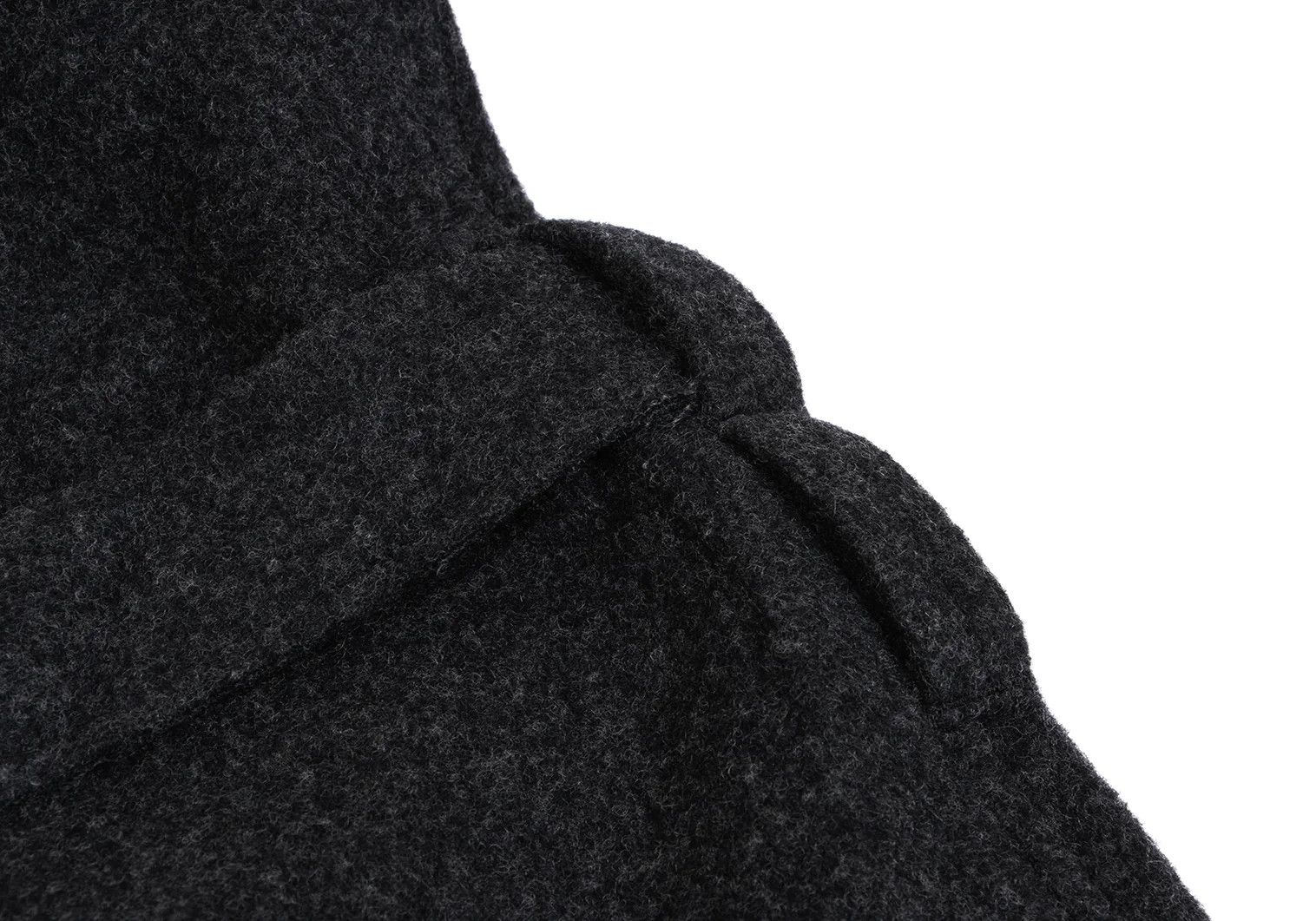 Ganryu Felt Wool No-Color Coat in Gray, Size S Size US S / EU 44-46 / 1 - 12 Thumbnail