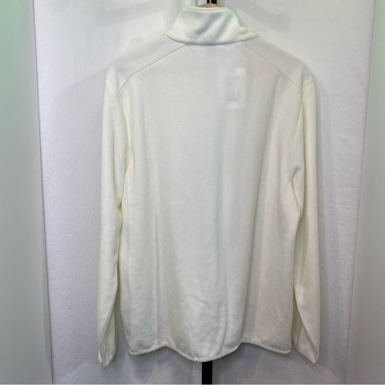 Rains NWT Rains unisex brushed fleece 1/2 zip pullover, creamy wht Size S / US 4 / IT 40 - 4 Thumbnail