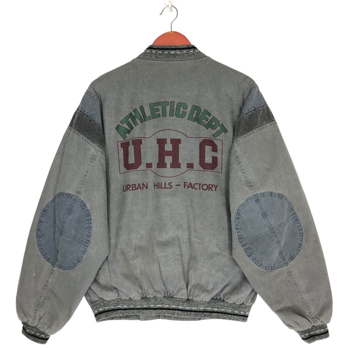 Vintage Vintage Urban Hill Athletic Dept Bomber Jacket Size US L / EU 52-54 / 3 - 1 Thumbnail