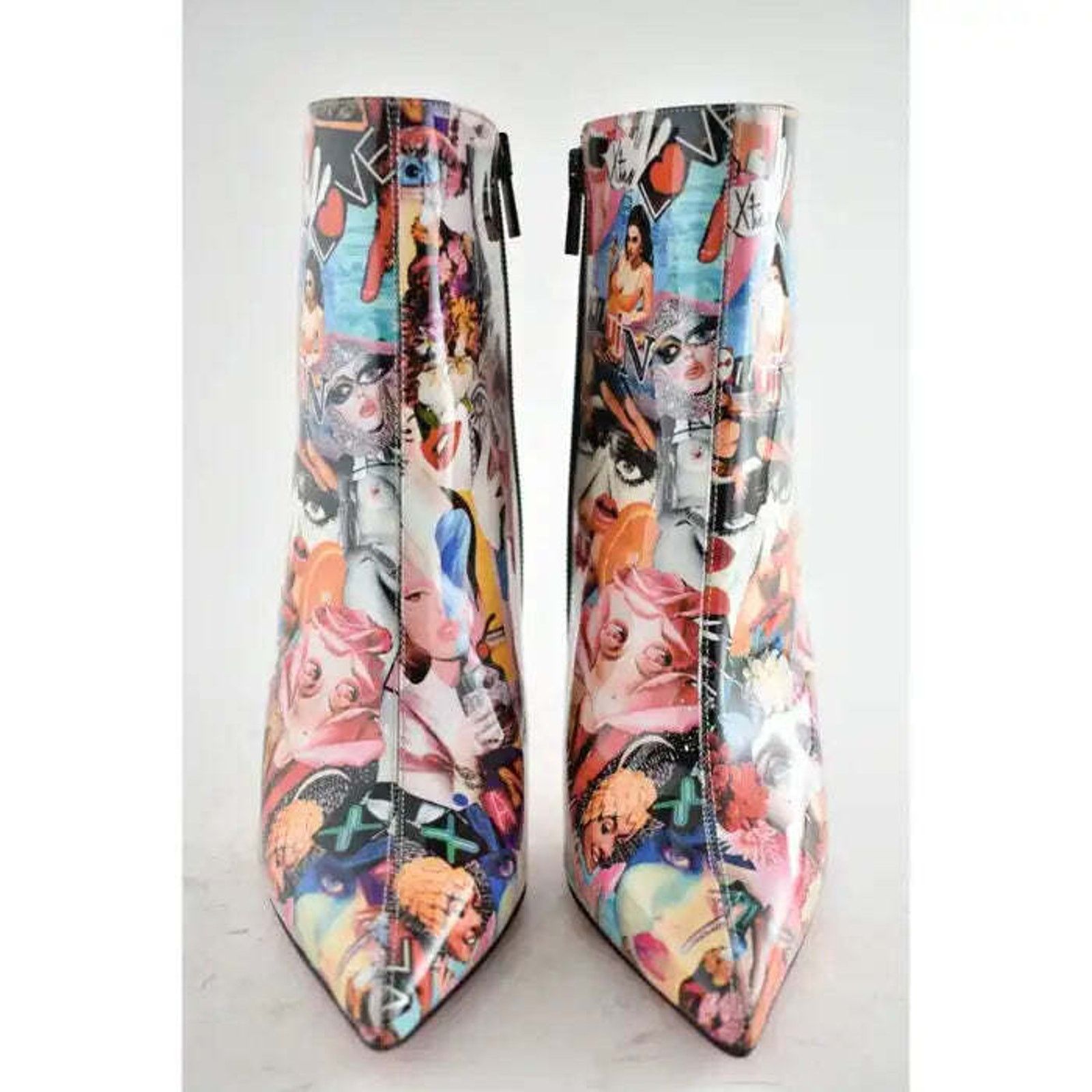 Christian Louboutin Christian Louboutin So Kate Booty 100 OH Xtian Patent Multi Size US 7.5 / IT 37.5 - 4 Thumbnail