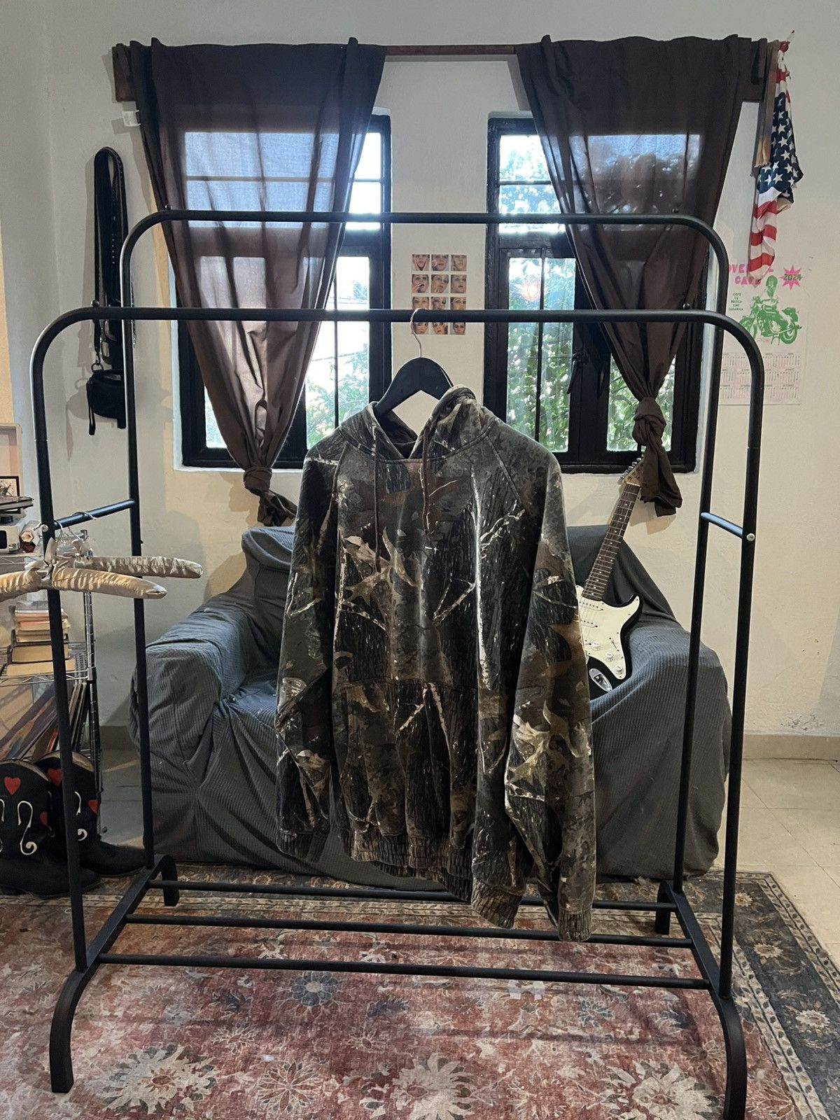 Vintage vintage camo hoodie Size US L / EU 52-54 / 3 - 1 Thumbnail