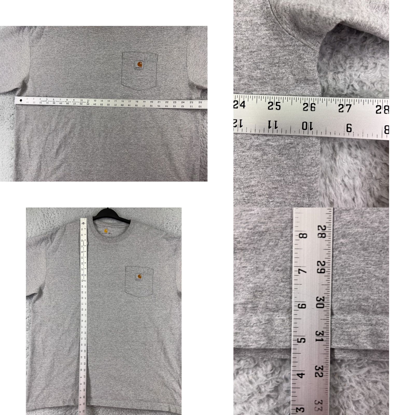 Carhartt Carhartt Shirt Men 2XL Gray Short Sleeve Crew Neck Cotton Blend Size US XXL / EU 58 / 5 - 9 Thumbnail