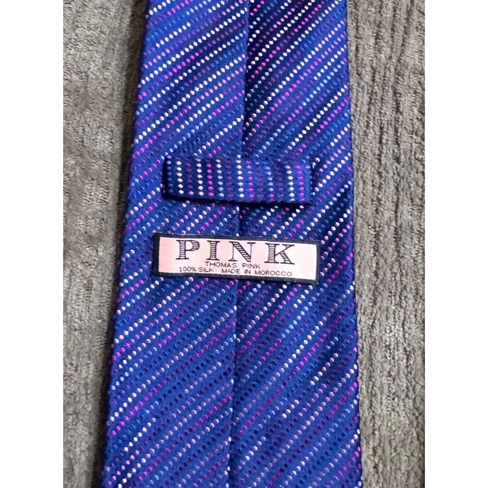 Pinko MINT Thomas Pink Colorful Mens Silk Necktie Tie Size ONE SIZE - 3 Thumbnail
