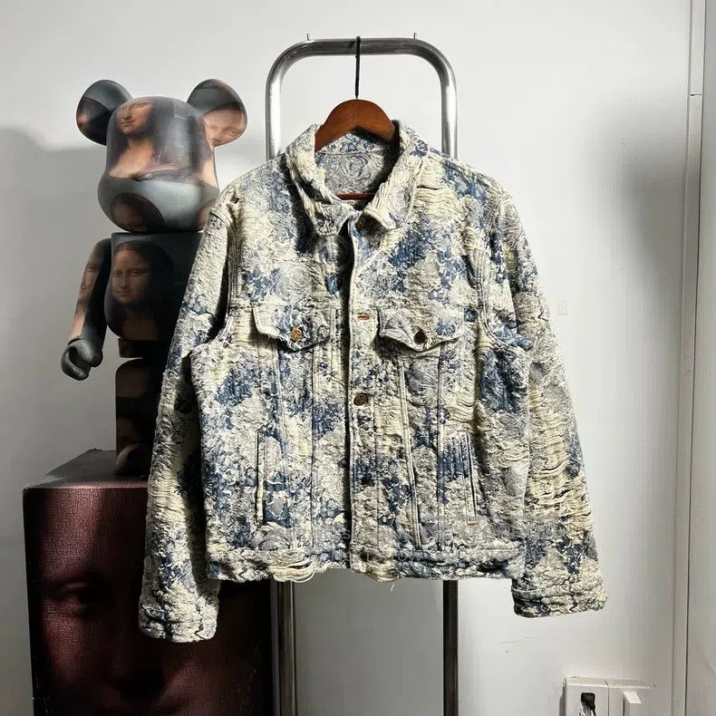 Louis Vuitton Louis Vuitton Erosive denim jacket Size US L / EU 52-54 / 3 - 1 Thumbnail