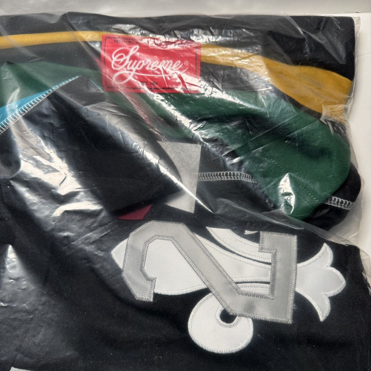 Supreme Supreme Paneled Hockey Jersey Sz L Black new Size US L / EU 52-54 / 3 - 3 Thumbnail