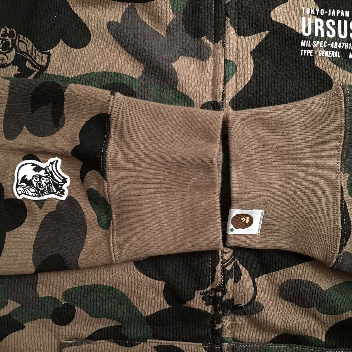 Bape URSUS BAPE full zip hoodie olive BAPE camo a bathing ape Size US XXL / EU 58 / 5 - 7 Thumbnail