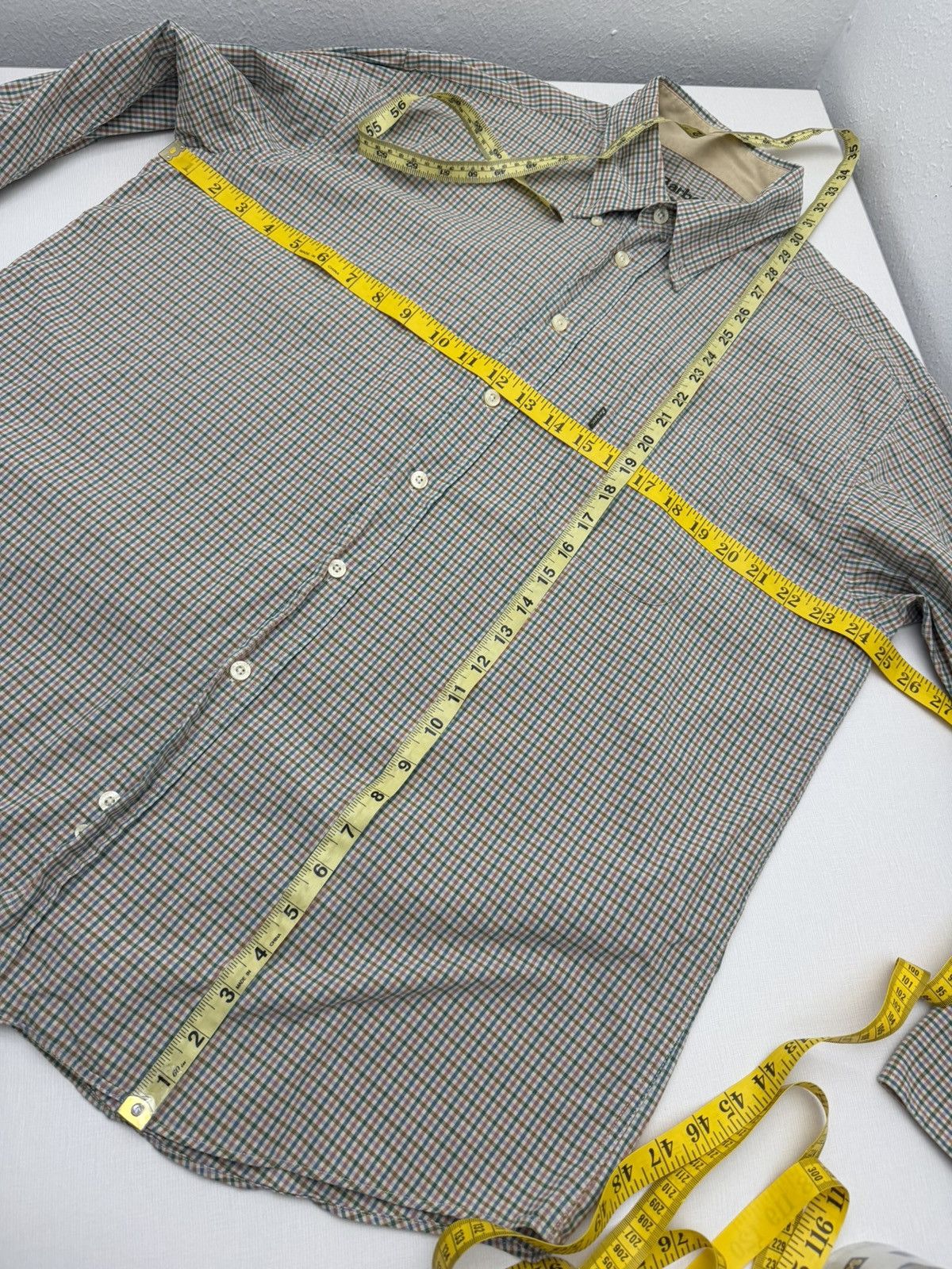 Barbour Barbour Classic Check Button Down Shirt Large Plaid L/S Size US L / EU 52-54 / 3 - 6 Thumbnail