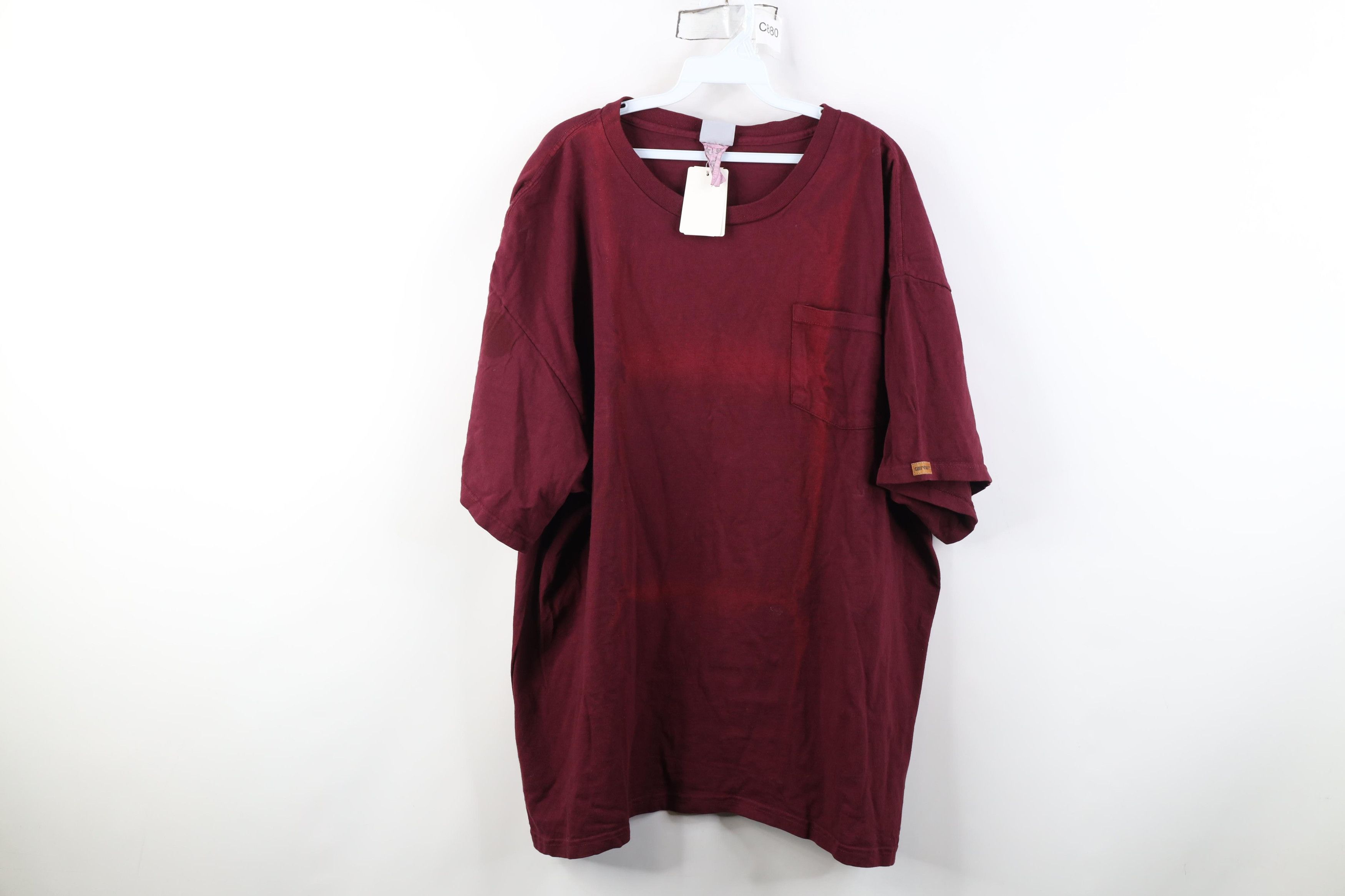 Carhartt Deadstock Vintage 90s Carhartt Sun Faded Pocket T-Shirt USA Size US XXL / EU 58 / 5 - 1 Thumbnail