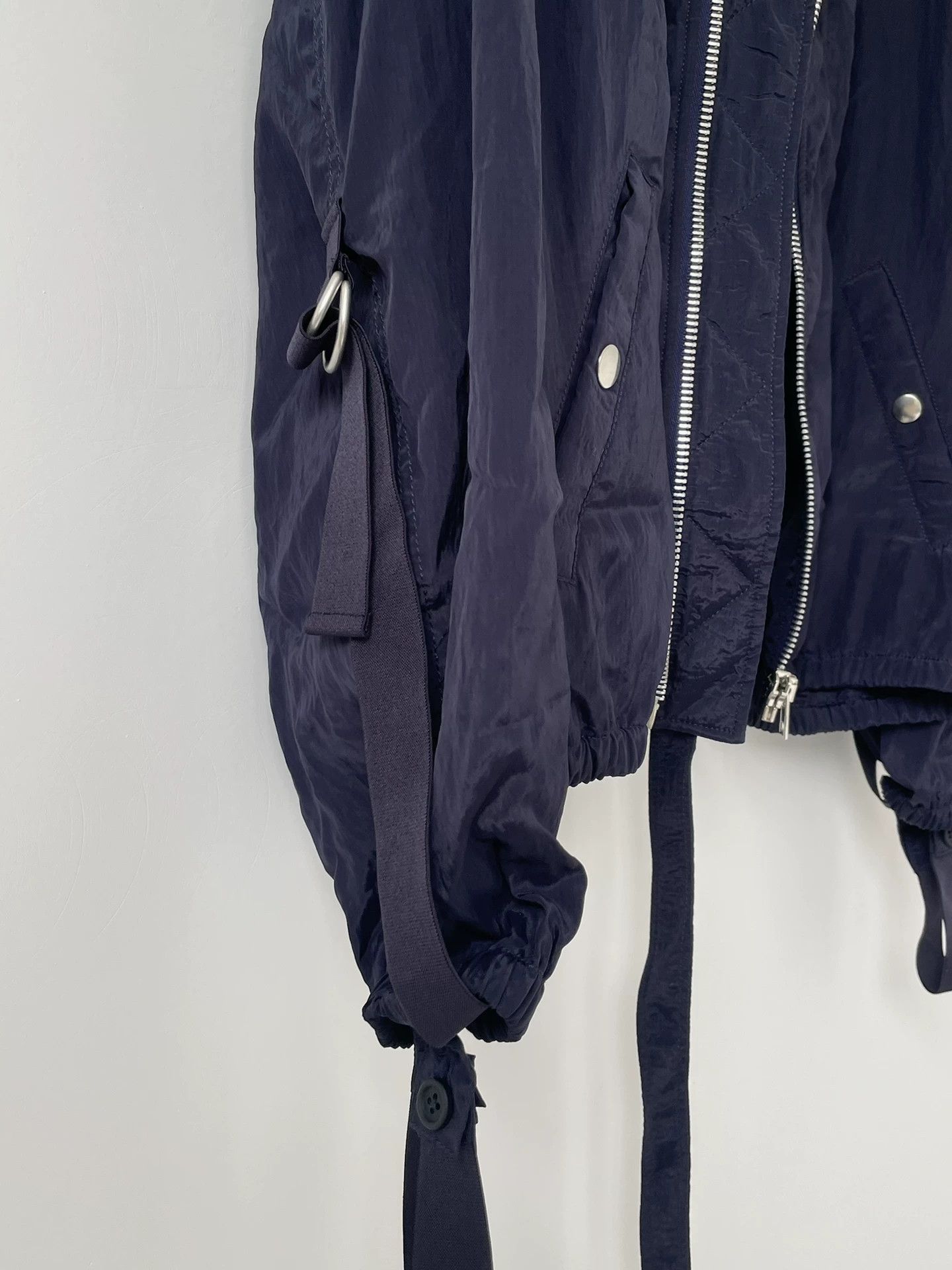 Helmut Lang Helmut Lang Detachable Fur Collar Bomber Jacket S Size US S / EU 44-46 / 1 - 7 Thumbnail