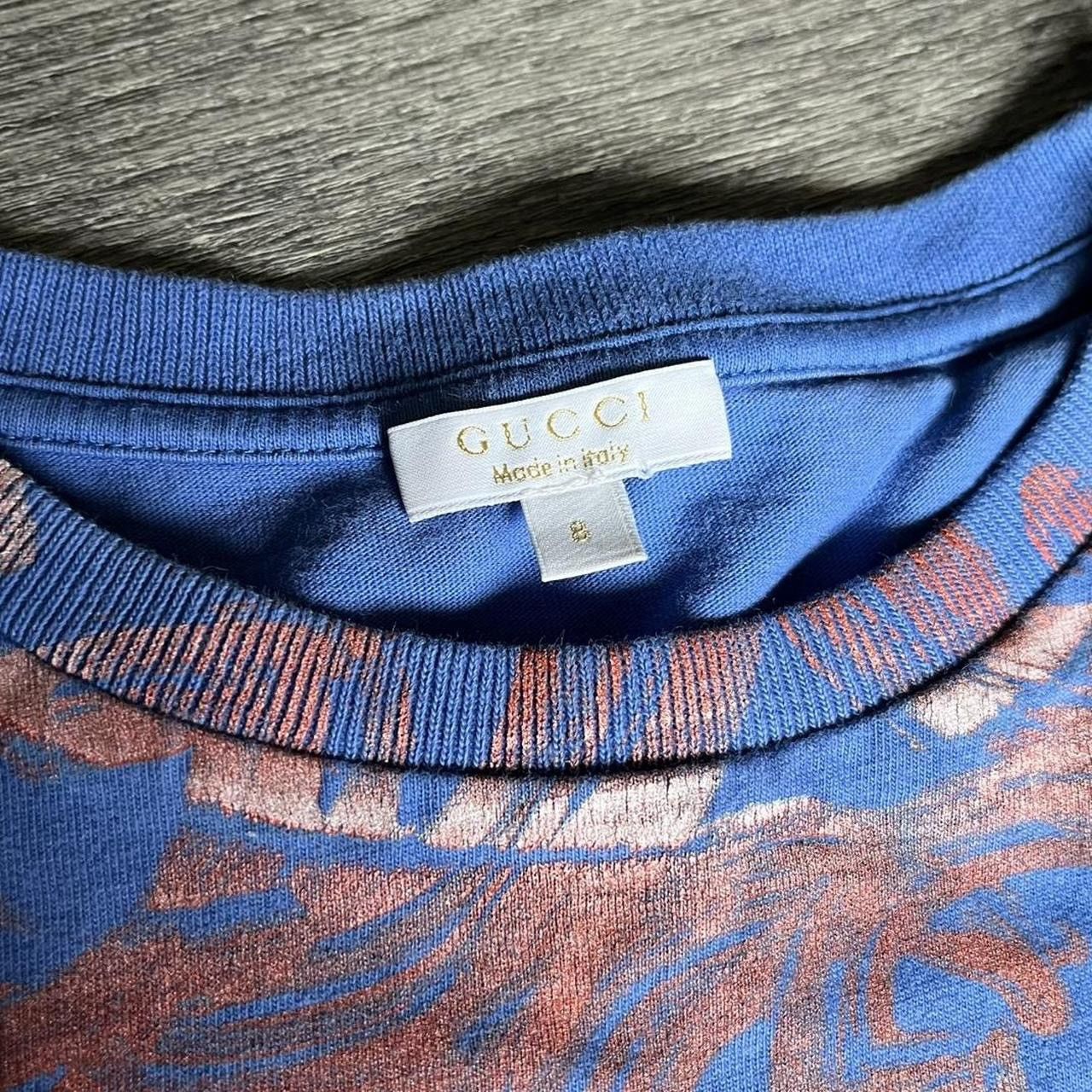Gucci Gucci Blue Monogram Graphic Logo Shirt Baby Tee Kids Size 8 Size XS / US 0-2 / IT 36-38 - 4 Thumbnail
