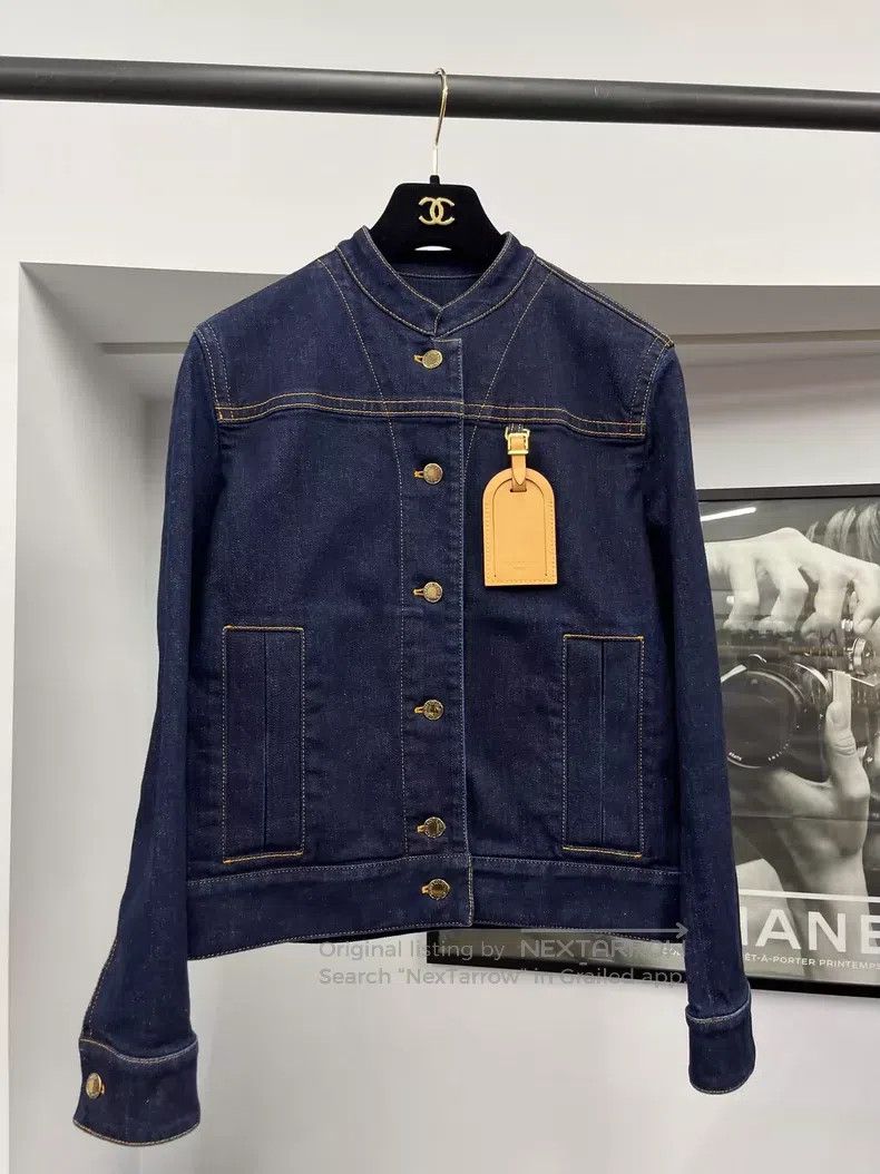 Louis Vuitton Louis Vuitton Patchwork leather denim jacket Size XXS / US 00 / IT 34 - 1 Thumbnail