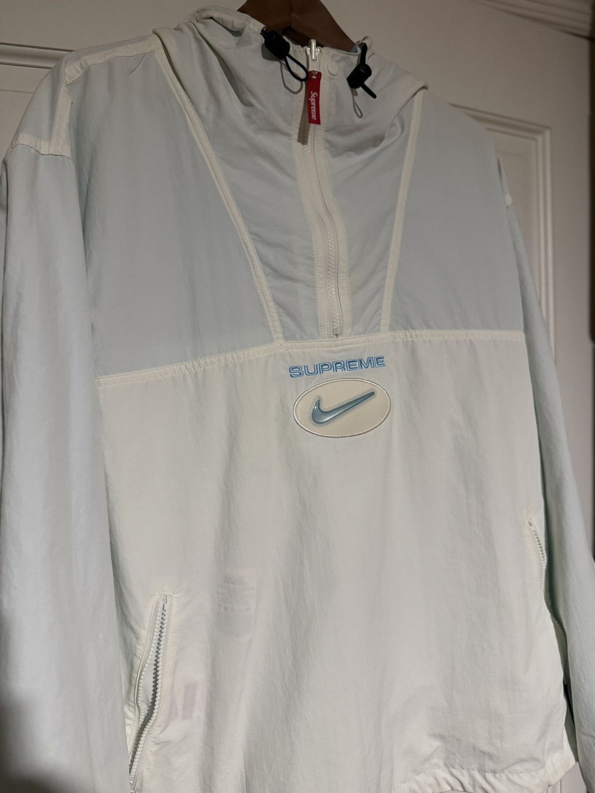 Nike × Supreme Supreme x Nike Jewel Reversible Ripstop Anorak White/Blue Size US L / EU 52-54 / 3 - 2 Thumbnail