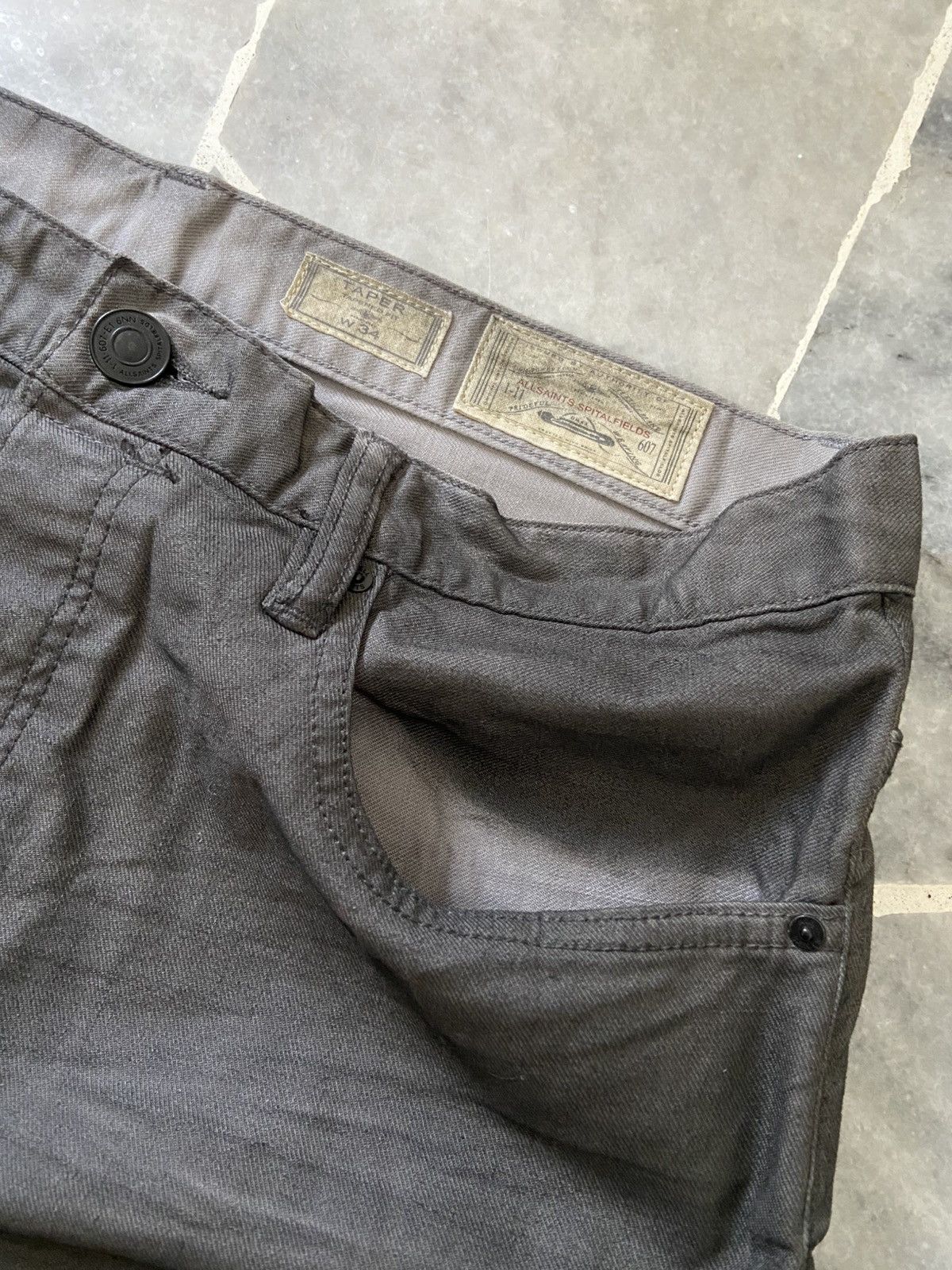 Allsaints Allsaints Tapered jeans Size US 34 / EU 50 - 3 Thumbnail