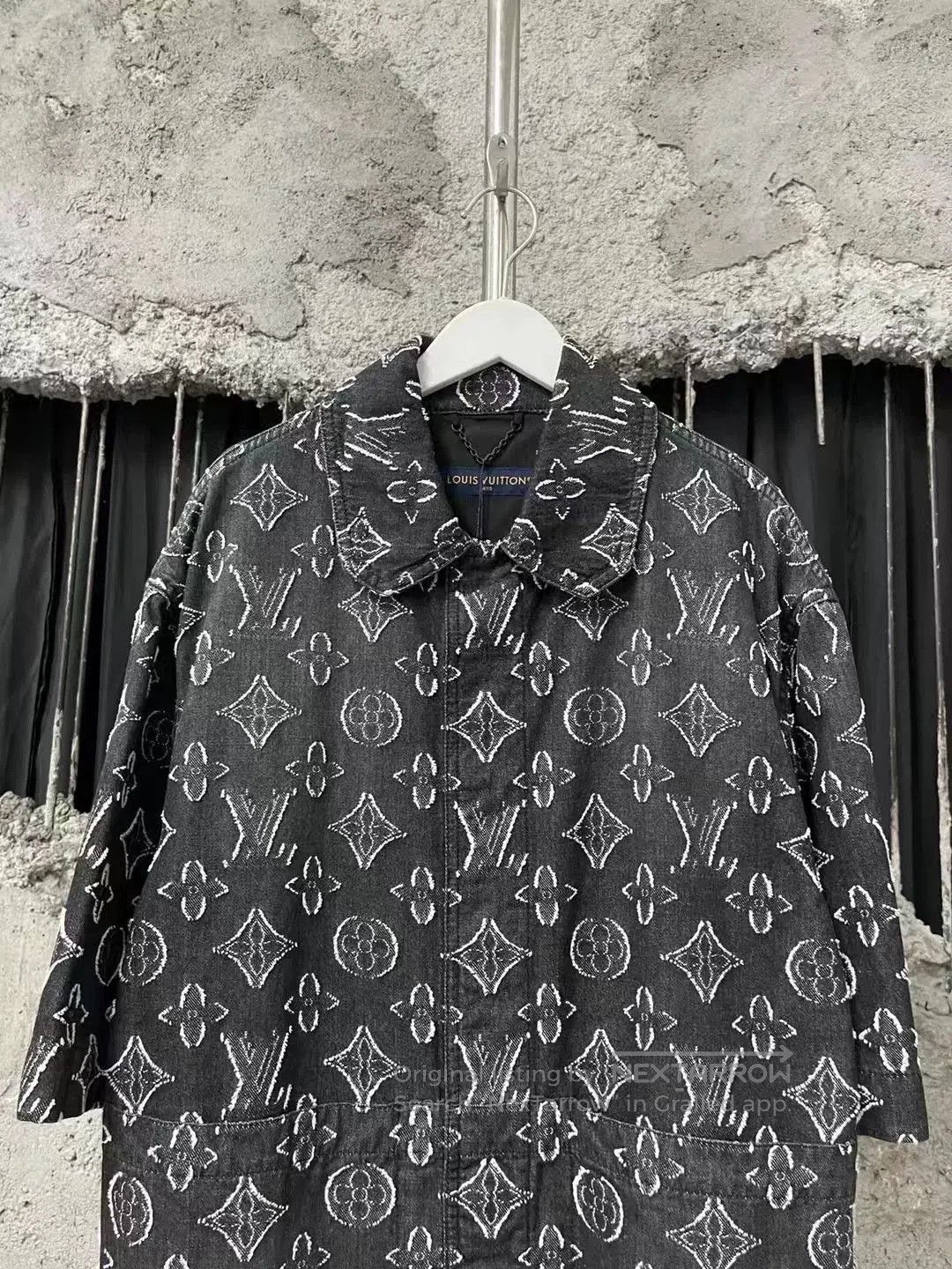 Louis Vuitton Louis Vuitton Black Monogram Denim Shirt Jacket. Size US M / EU 48-50 / 2 - 3 Thumbnail