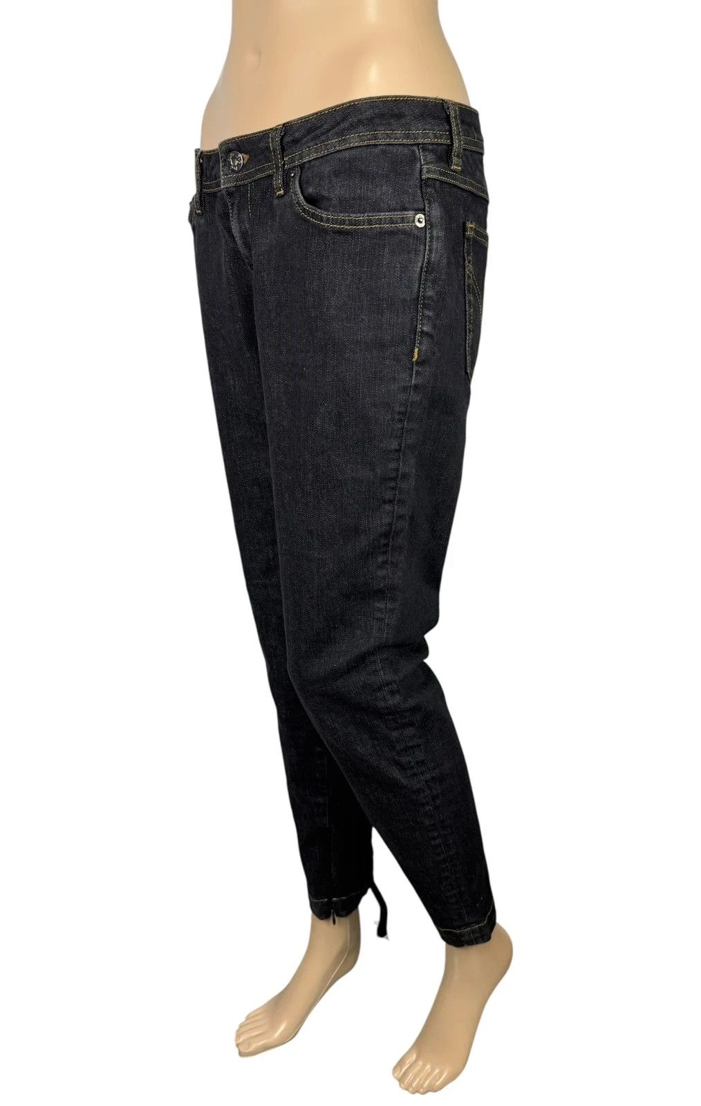 Dolce & Gabbana Dolce & Gabbana Vintage Jeans Ankle Zip Crop size 30 Size 30" / US 8 / IT 44 - 4 Thumbnail