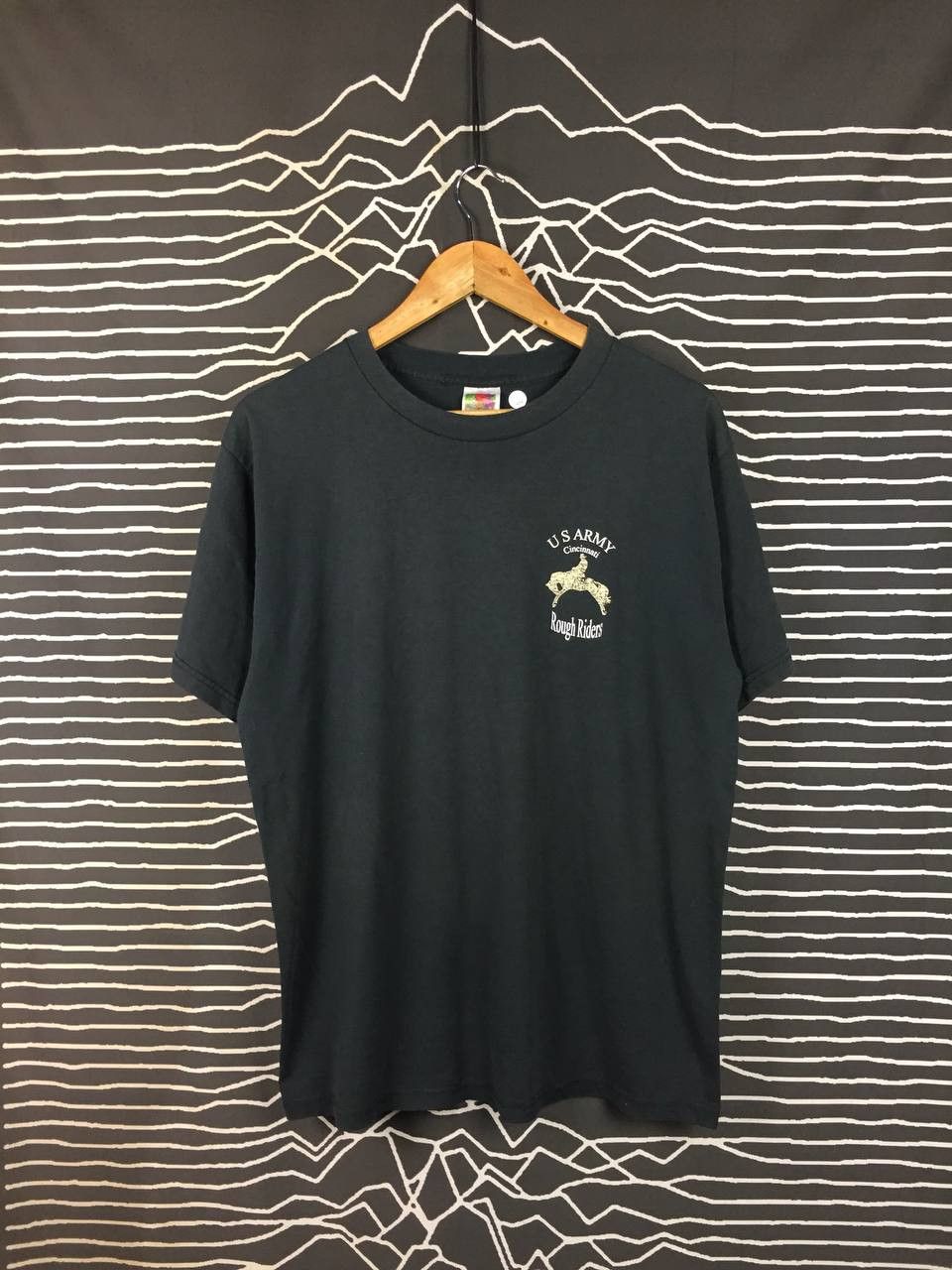 Vintage Vtg 90s 00s US Army Cincinnati Rough Riders Tee Size US L / EU 52-54 / 3 - 5 Thumbnail