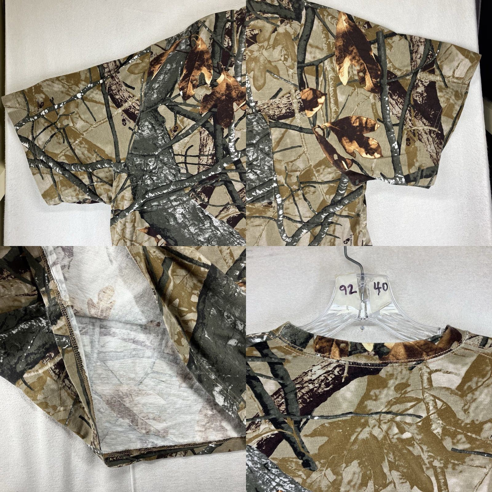 Vintage Mens Camo T Shirt 3XL All Cotton 3D Excellent Used Condition Size US XXL / EU 58 / 5 - 8 Thumbnail