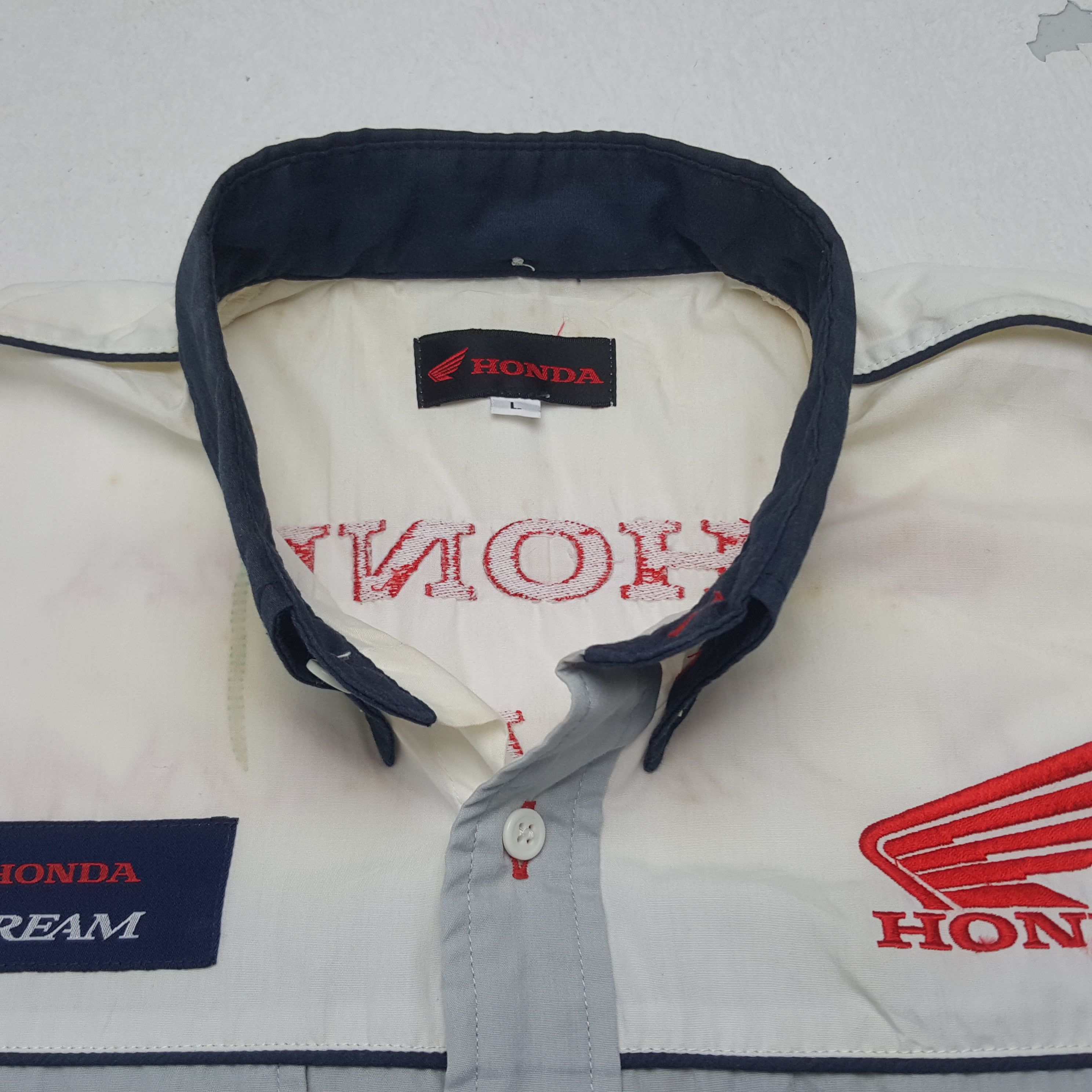 Honda Vintage Honda Japanese Racing Team Shirt Jacket C267N66 Size US L / EU 52-54 / 3 - 5 Thumbnail