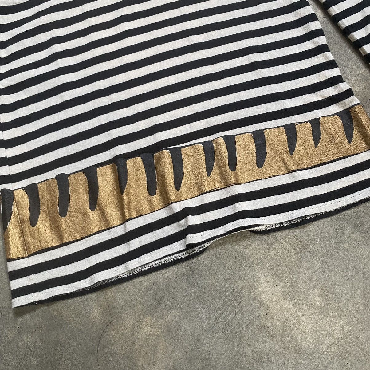Issey Miyake Tsumori Chisato by Issey Miyake Stripe Cat Shirt Size S / US 4 / IT 40 - 4 Thumbnail