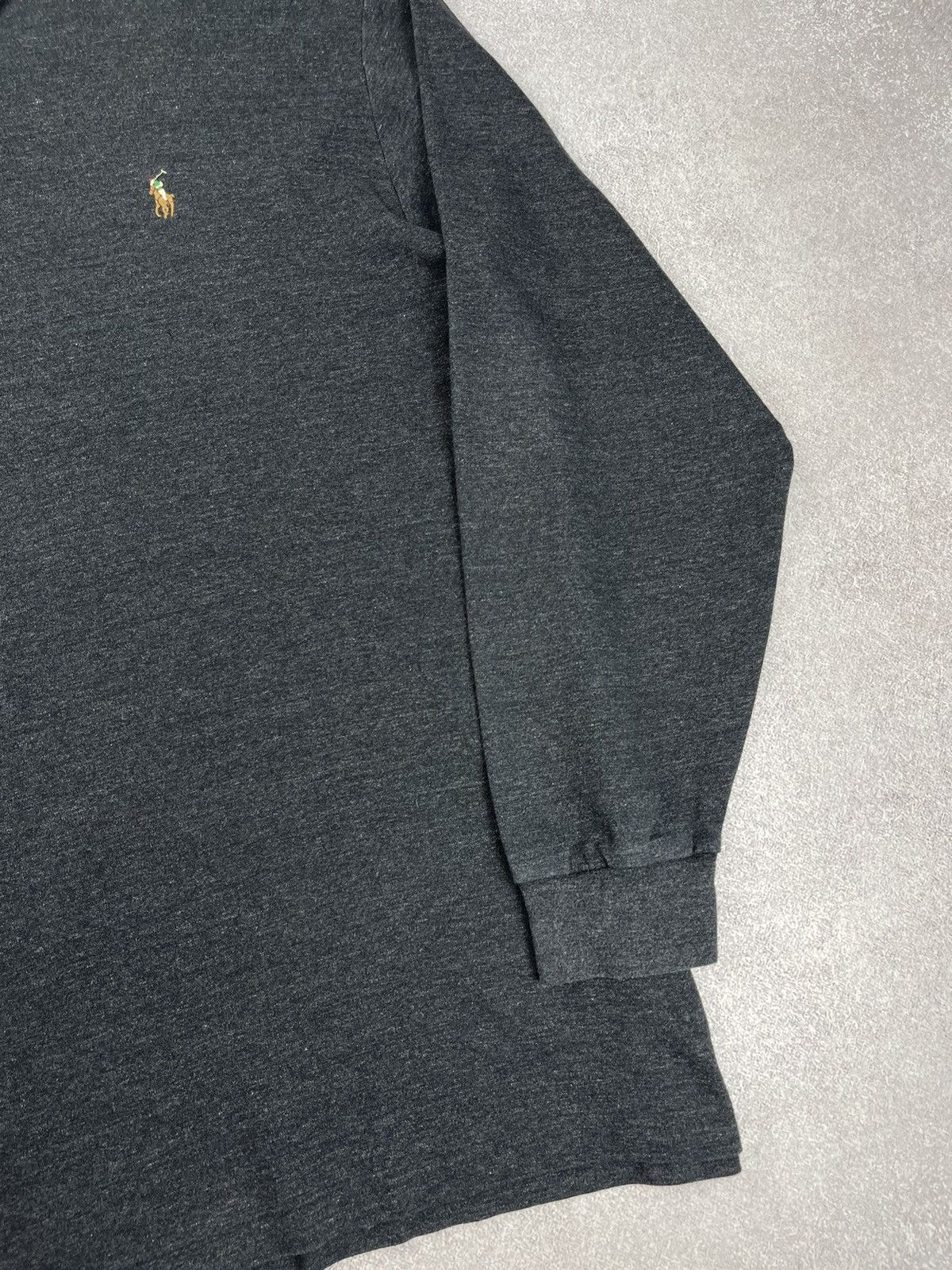 Polo Ralph Lauren Polo Ralph Lauren Long Sleeve Rugby Grey Size Xxl Size US XXL / EU 58 / 5 - 2 Thumbnail