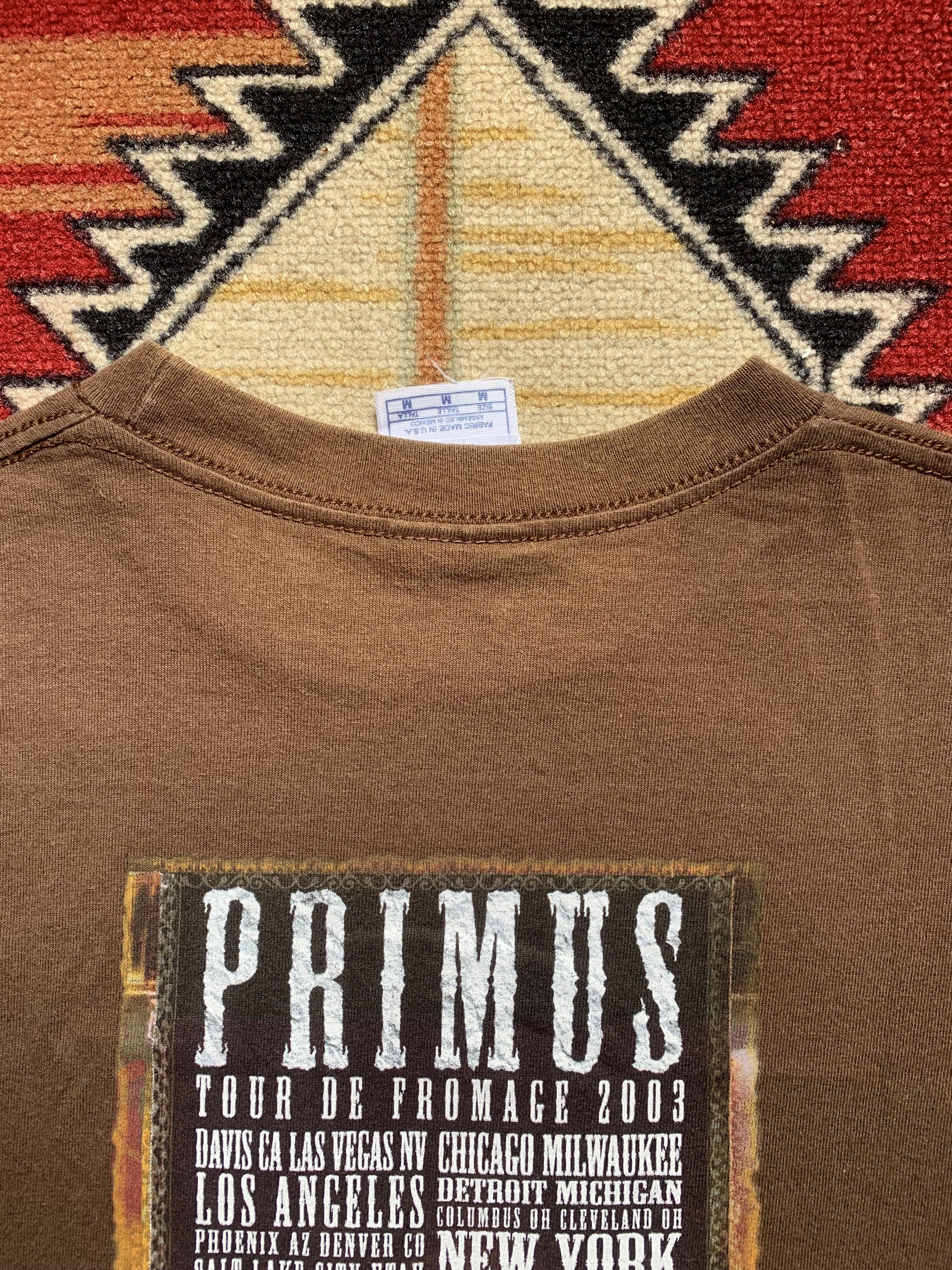 Band Tees Primus Tour de Fromage 2003 Size US M / EU 48-50 / 2 - 4 Thumbnail