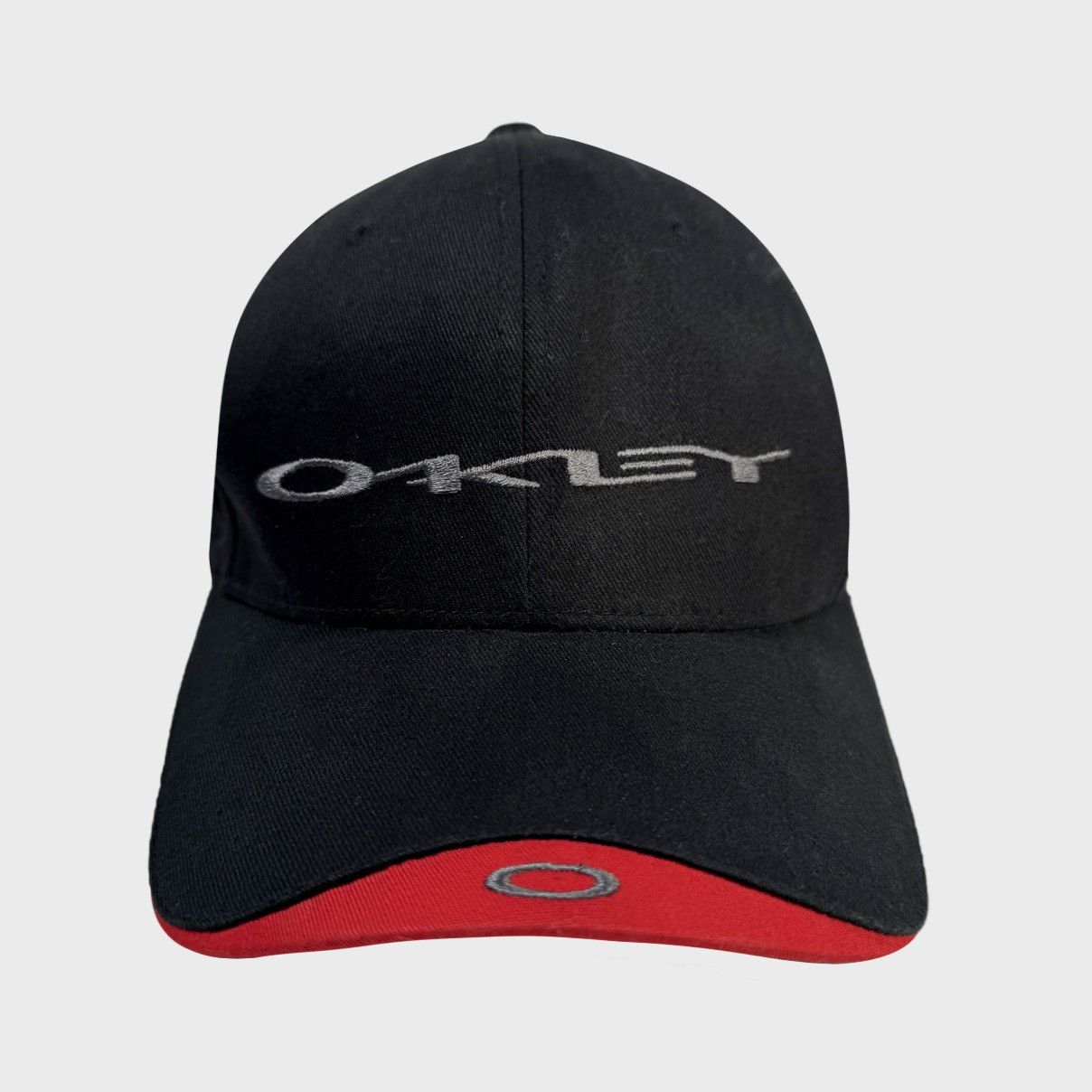 Oakley × Vintage RARE 2000's vintage Oakley black & red coton cap Size ONE SIZE - 4 Thumbnail