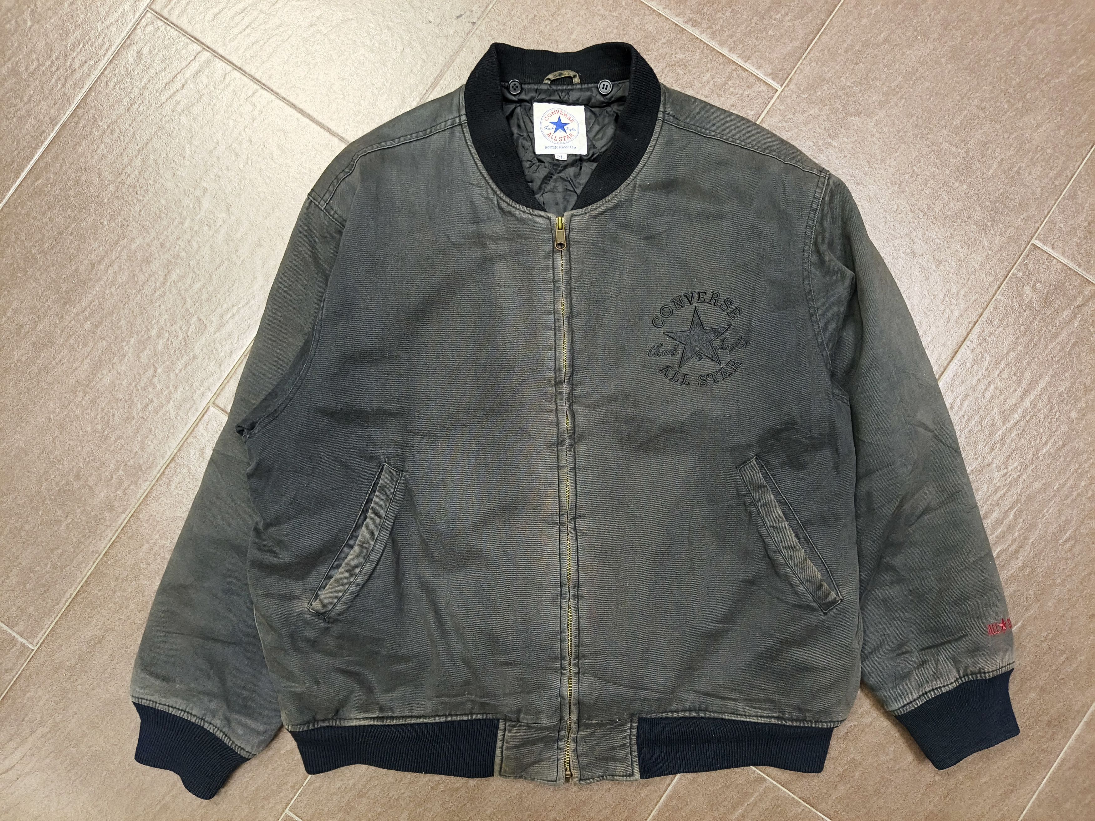 Converse Vintage Converse Boston Mass Bomber Jacket Size US XXL / EU 58 / 5 - 1 Thumbnail