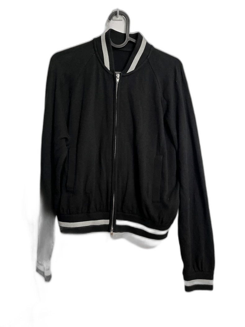 Yohji Yamamoto Yohji Yamamoto Knit Bomber Jacket Size US S / EU 44-46 / 1 - 1 Thumbnail