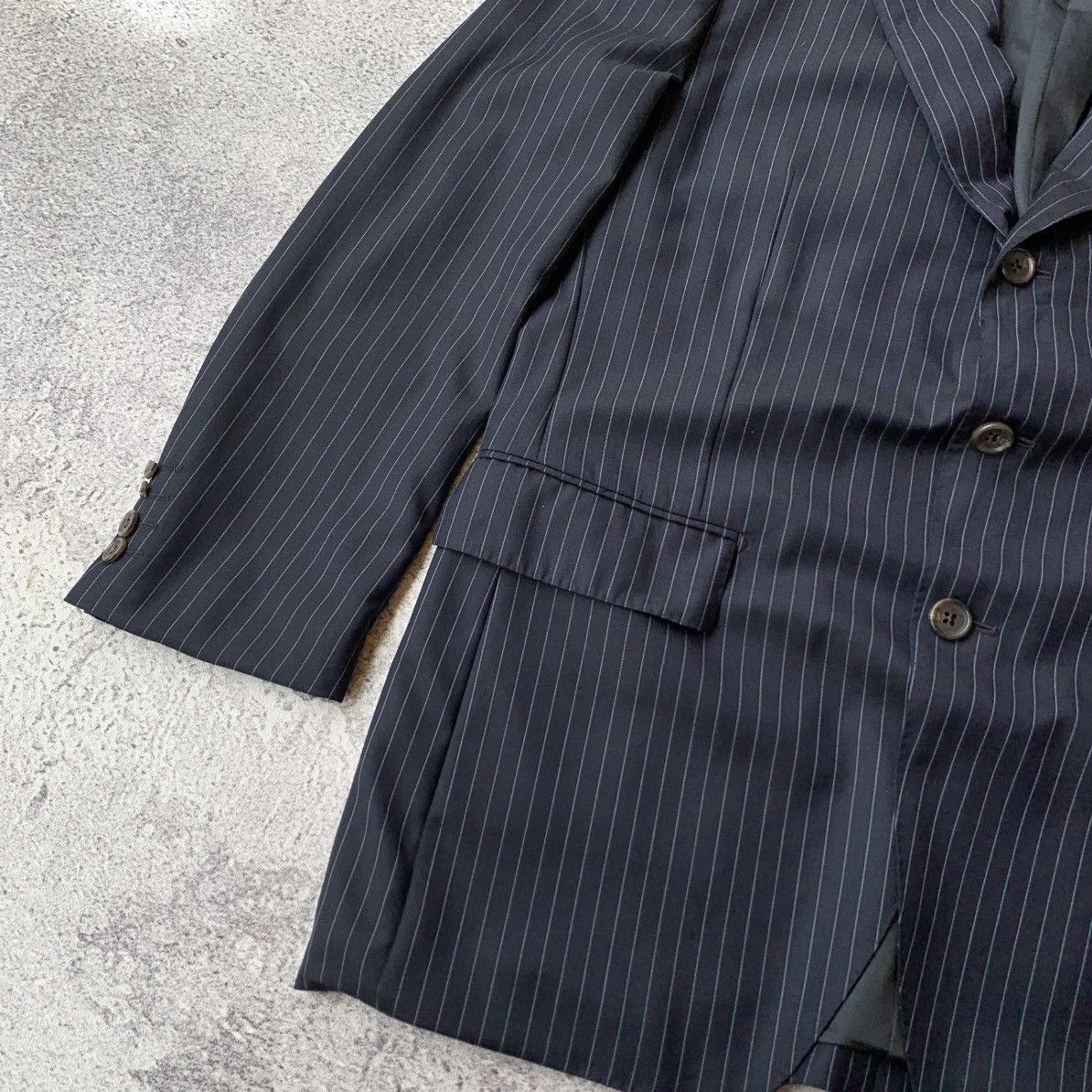 Loro Piana Loro Piana Navy Tailored Blazer Size 38L - 7 Thumbnail