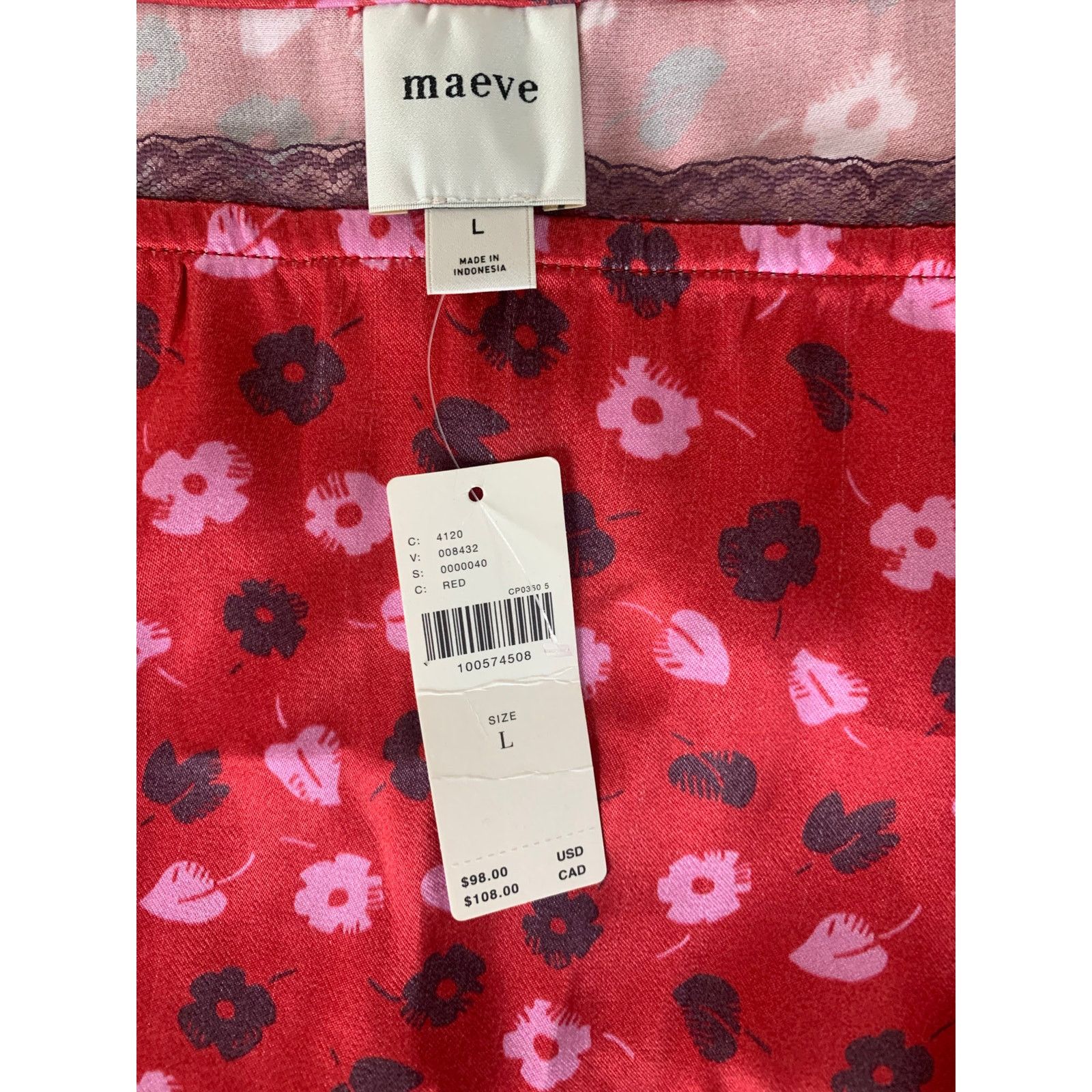 Anthropologie NWT Anthropologie Maeve Lace-Trim Mini Slip Skirt Size 32" / US 10 / IT 46 - 7 Thumbnail