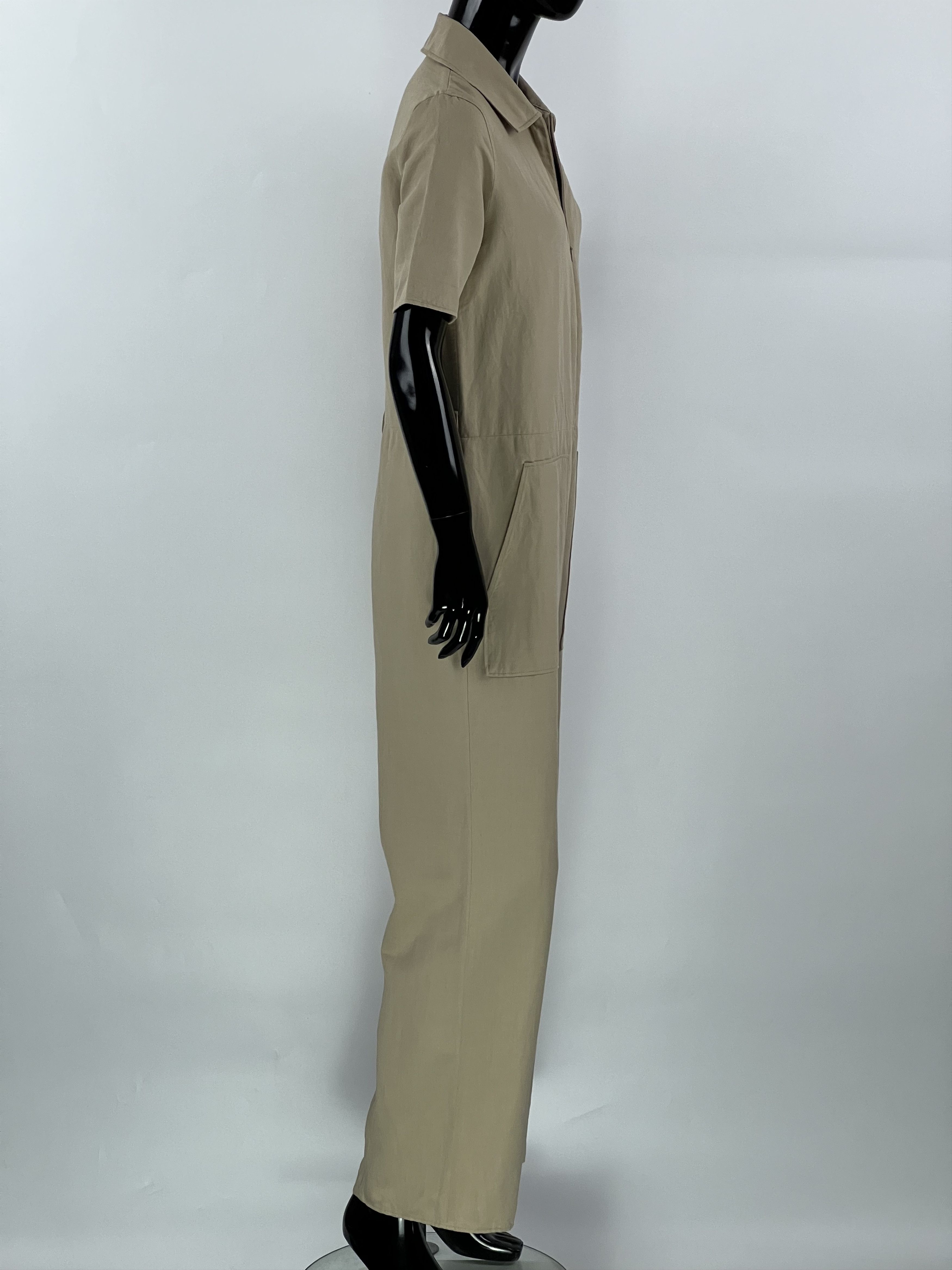 Cos COS Women's Beige Linen Cotton Jumpsuit Size EUR34/XS Size 26" / US 2 / IT 38 - 2 Thumbnail