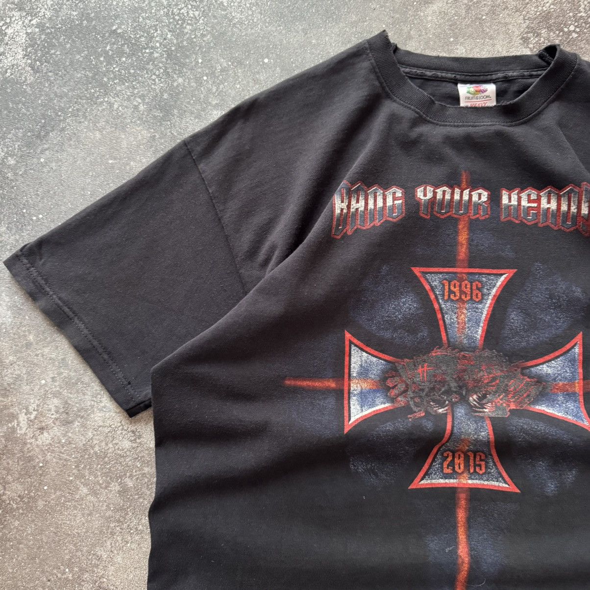 Vintage Amazing Vintage Y2K Faded Rock T-Shirt Size US XL / EU 56 / 4 - 4 Thumbnail