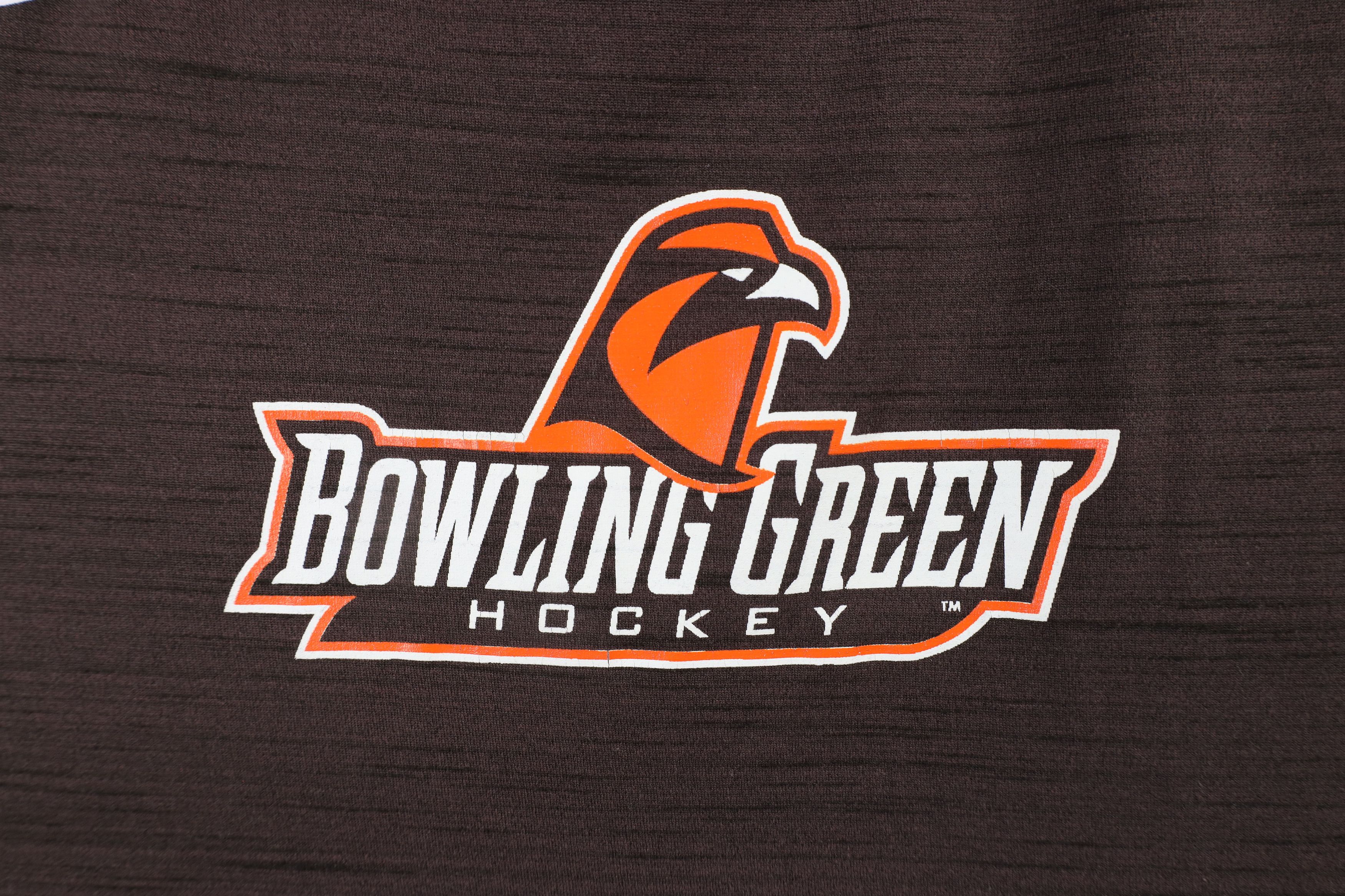 Nike × Vintage Nike Bowling Green State University Hockey T-Shirt Brown Size US XL / EU 56 / 4 - 4 Thumbnail