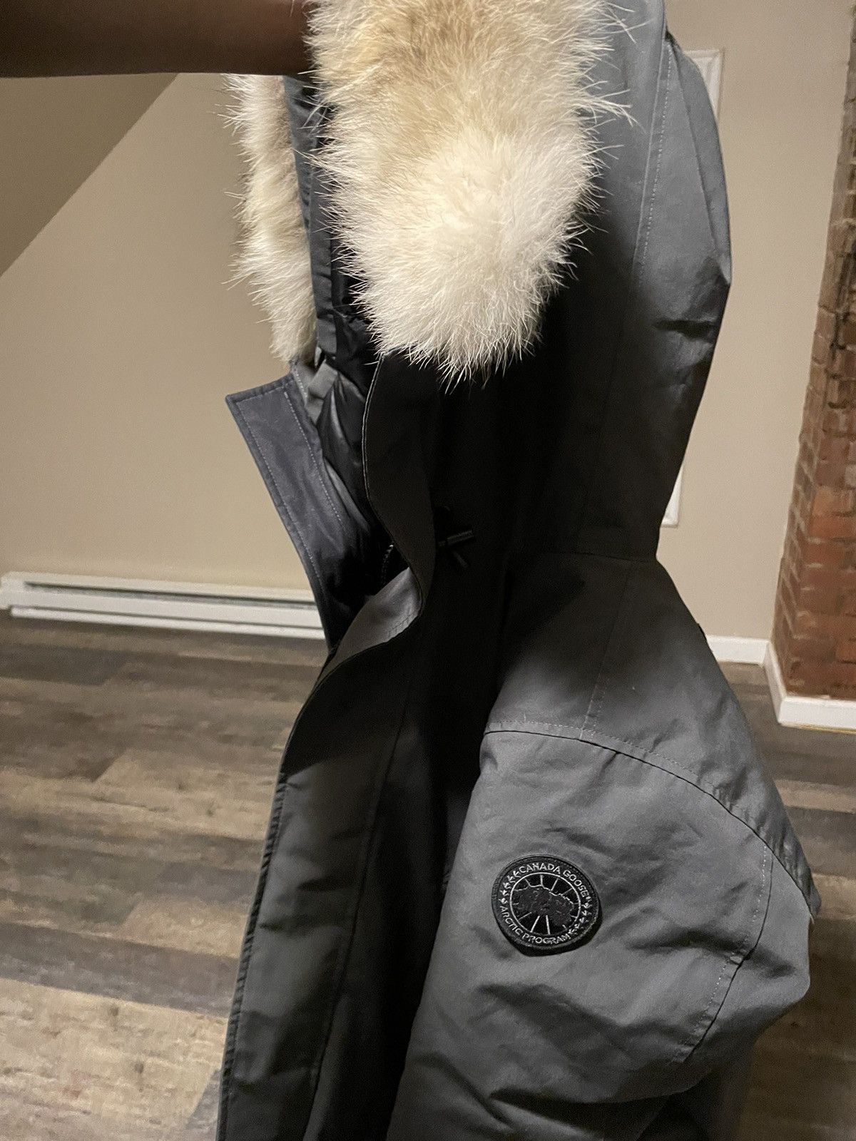 image of Canada Goose Black Label Langford Parka in Grey, Men's (Size XS)