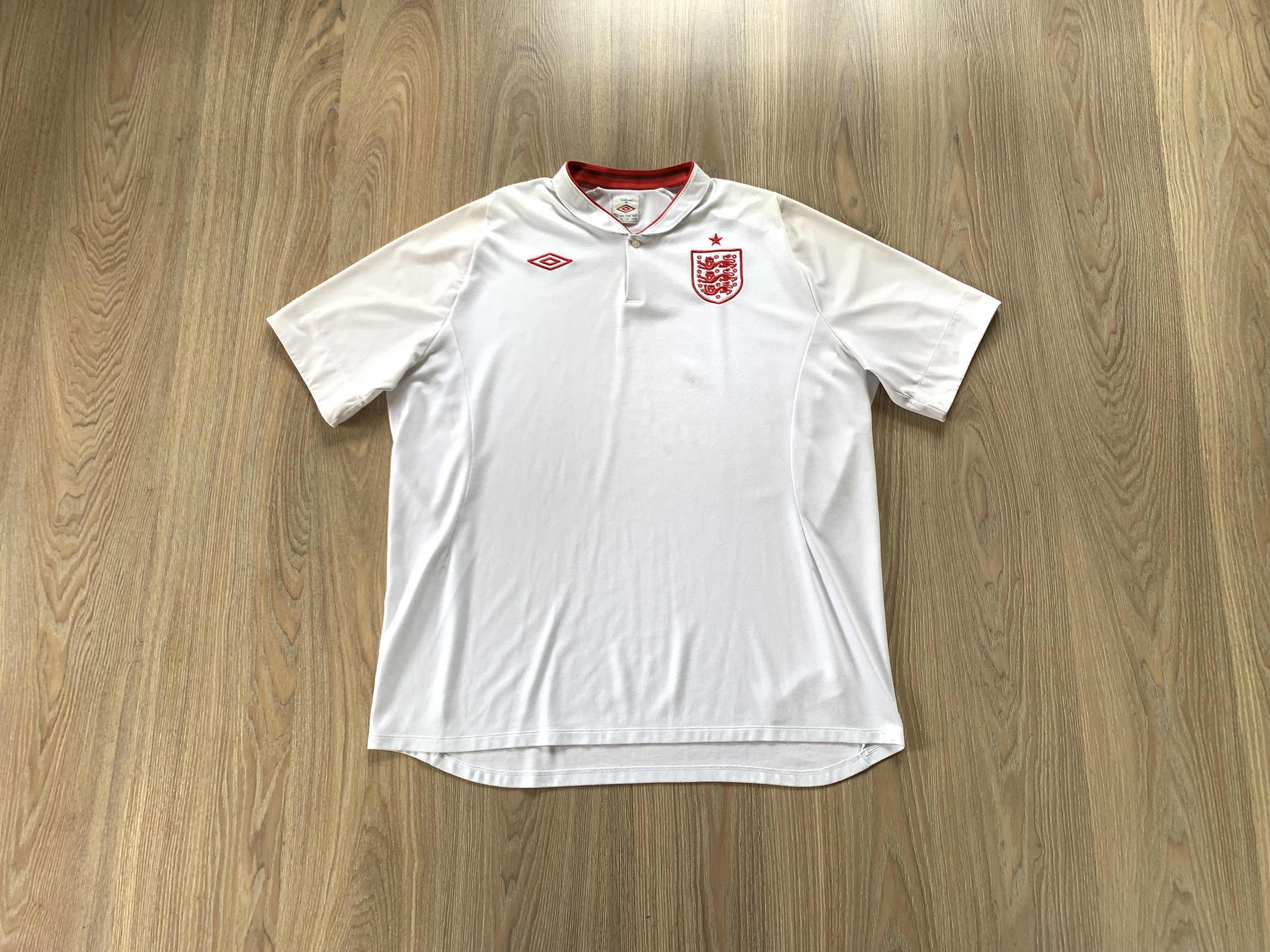 Umbro × Vintage Umbro England Training Polo Jersey T Shirt Size US L / EU 52-54 / 3 - 1 Thumbnail