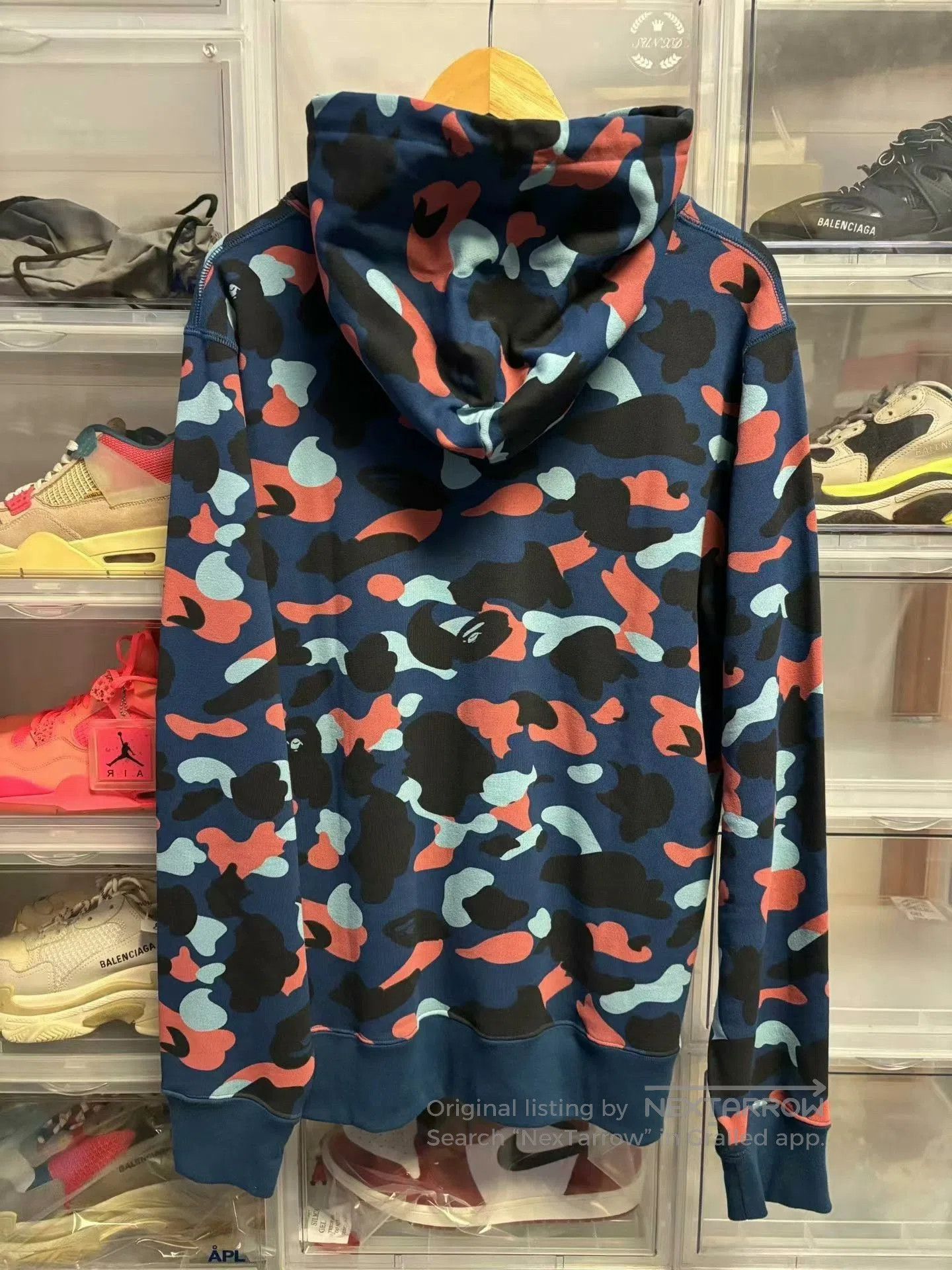 Bape bape camouflage hoodie with tags, new condition. Size US L / EU 52-54 / 3 - 4 Thumbnail
