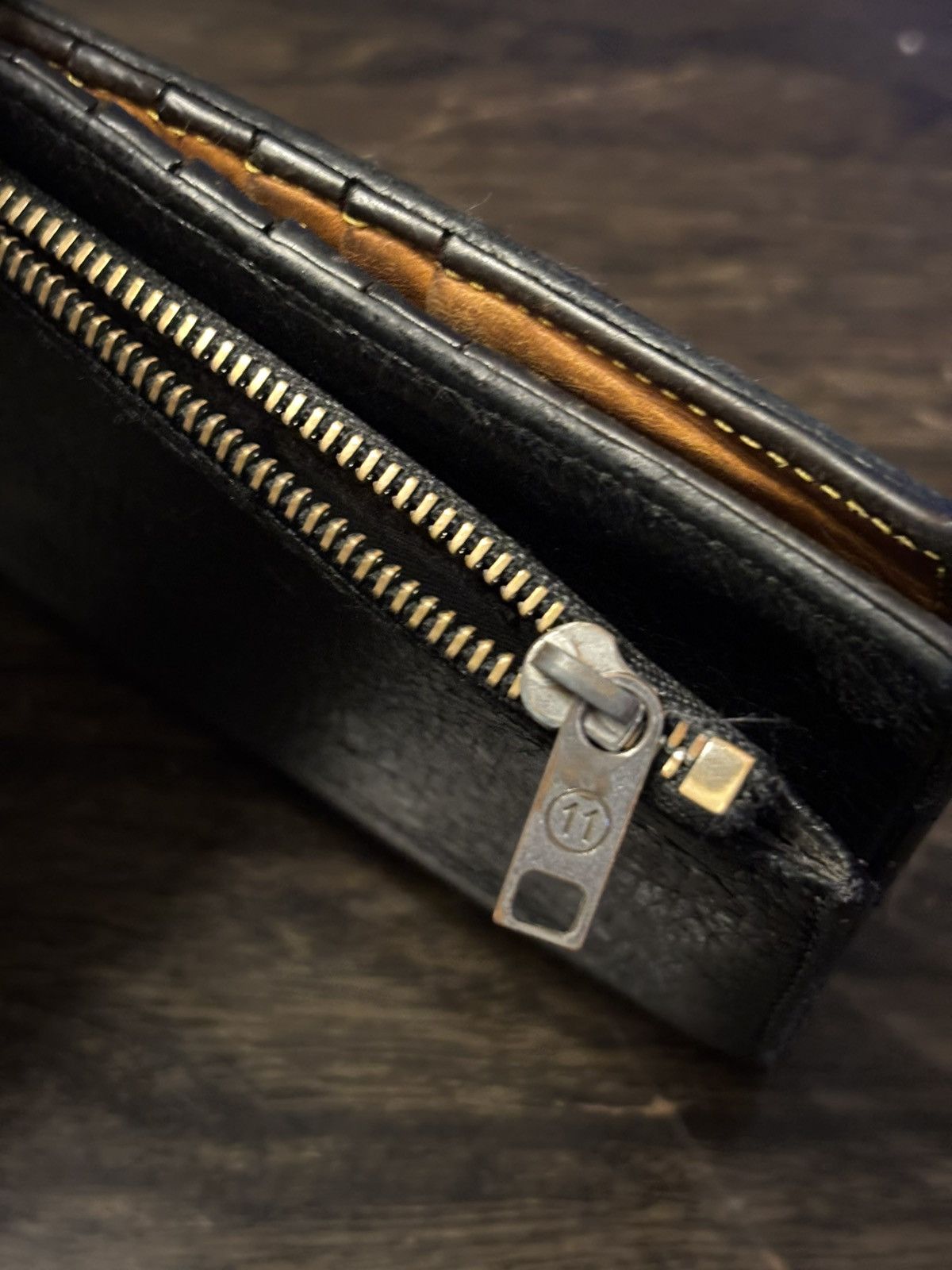 Maison Margiela Black Stitch Wallet Size ONE SIZE - 10 Thumbnail