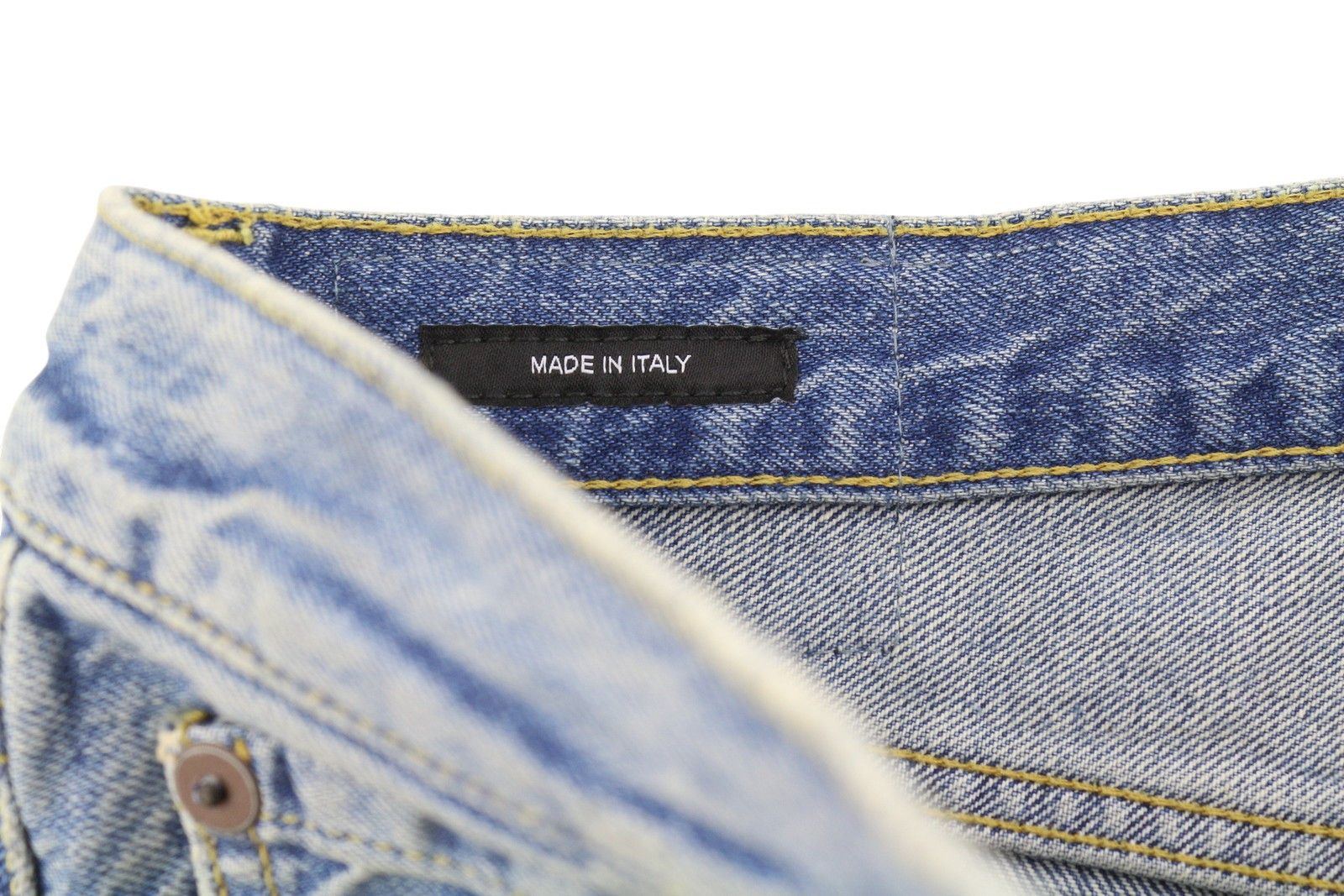 R13 D'ARCY LOOSE 33 Veiled Blue Whiskers Faded Zip SS25 86835 Size US 33 - 12 Thumbnail