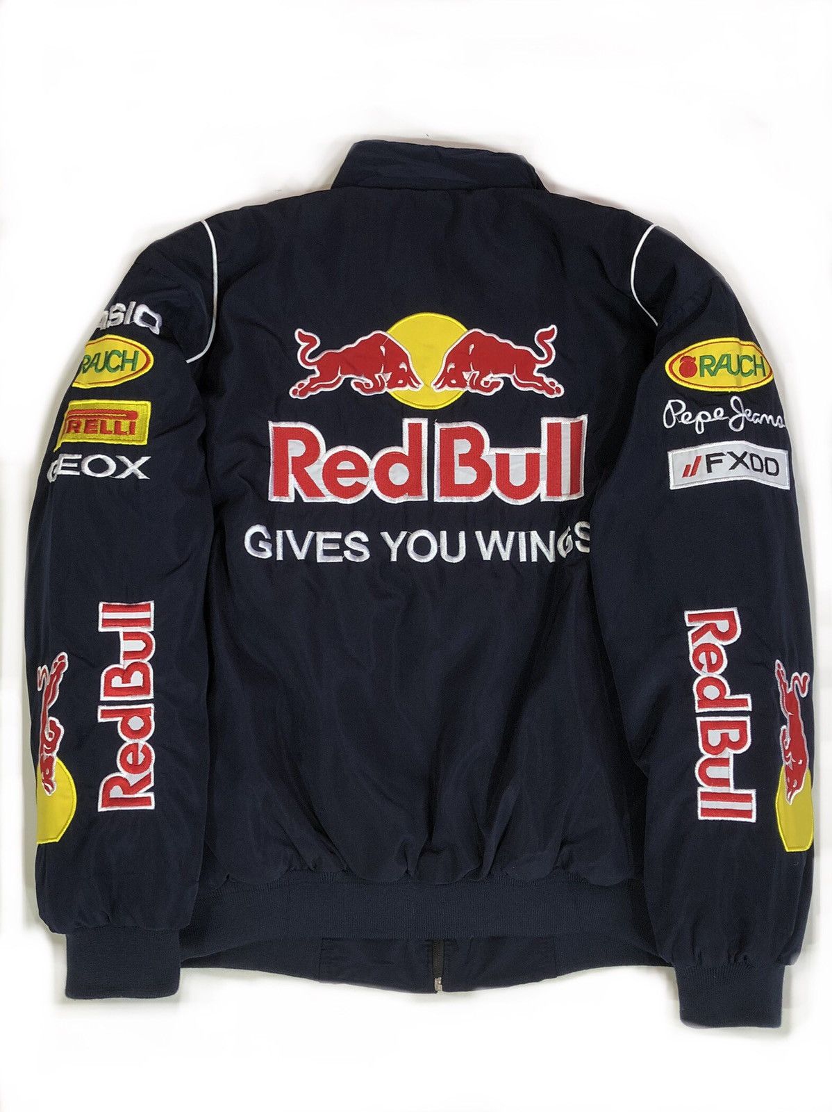Ferrari × Red Bull × Vintage Red Bull Auto Moto Motorcycle Jacket Racing Size US L / EU 52-54 / 3 - 14 Thumbnail