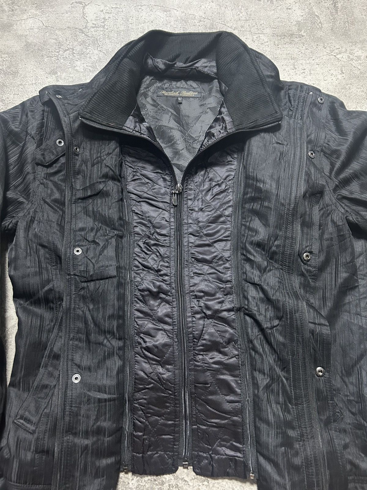 Japanese Brand 2000s Bareback Black Buckle Jacket Archive Size US L / EU 52-54 / 3 - 8 Thumbnail