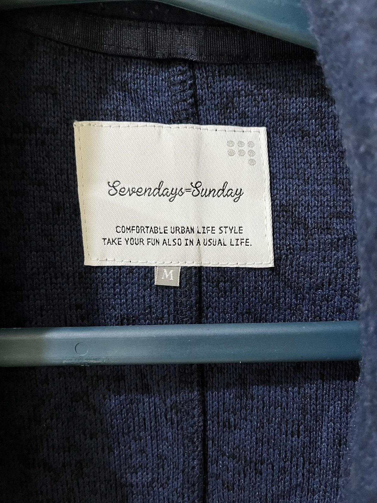 Japanese Brand Sevendays Sunday Long Coat Wool Jacket Size US M / EU 48-50 / 2 - 5 Thumbnail