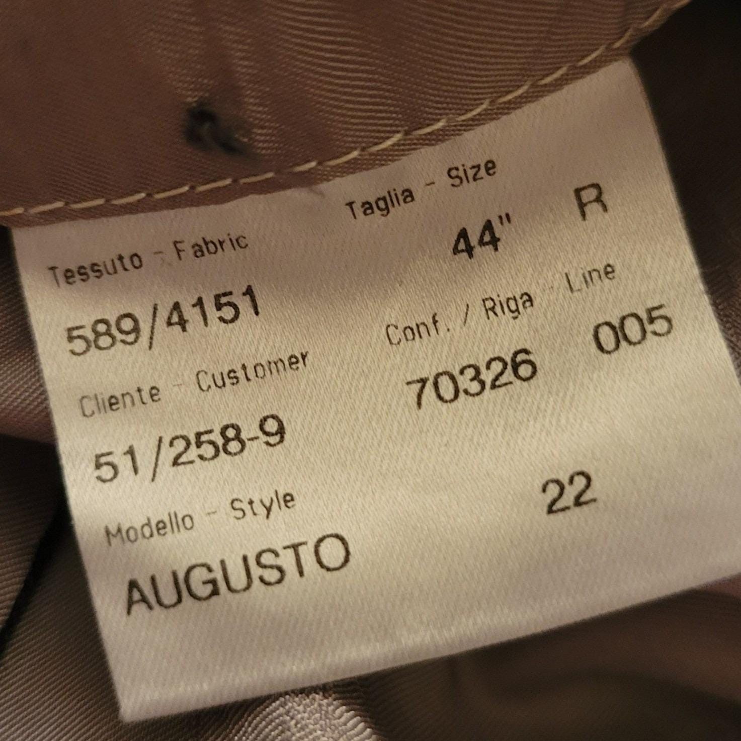 Brioni Brioni 44R Blazer Grey Windowpane Plaid Wool AUGUSTO Preppy Size 44R - 2 Thumbnail