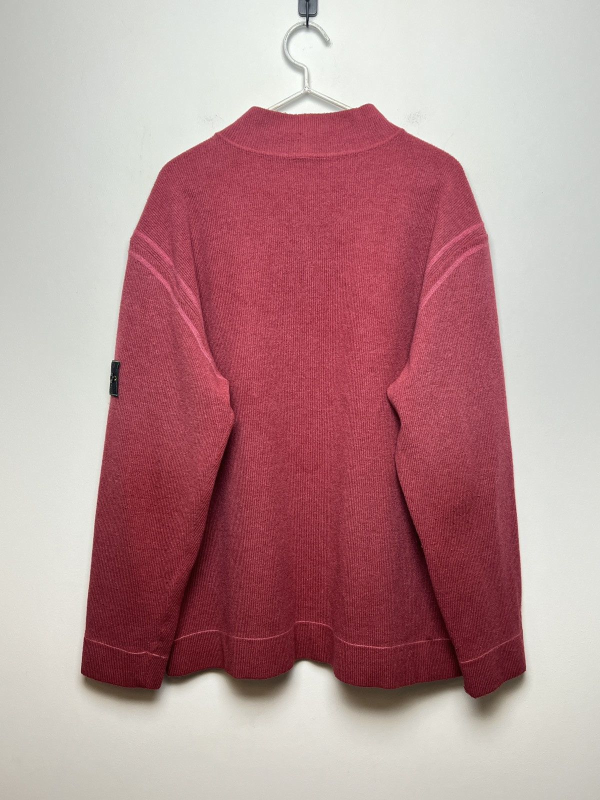 Stone Island stone island y2k wool/nylon moc neck sweater Size US L / EU 52-54 / 3 - 9 Thumbnail